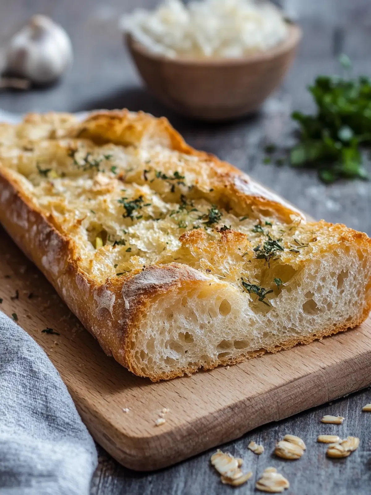 Das beste Knoblauchbrot / Knoblauch-Baguette selber machen