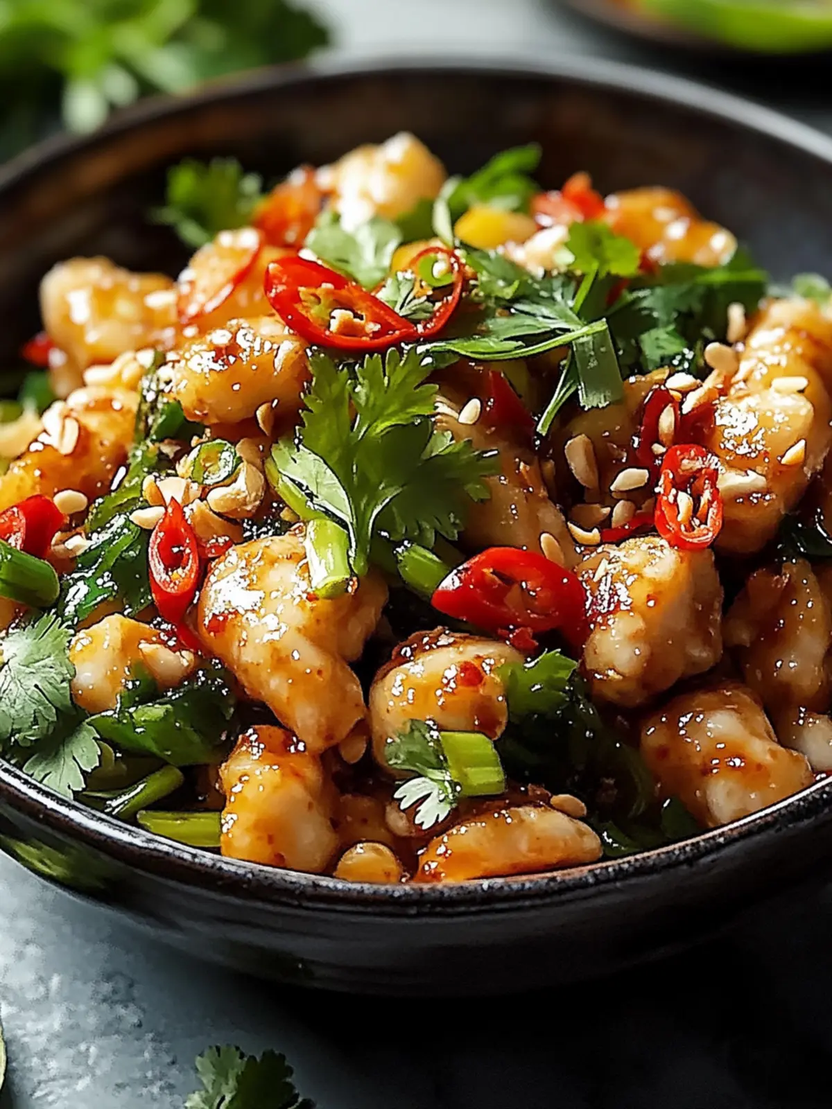 Süßes und scharfes Thai-Hähnchen in 30 Minuten