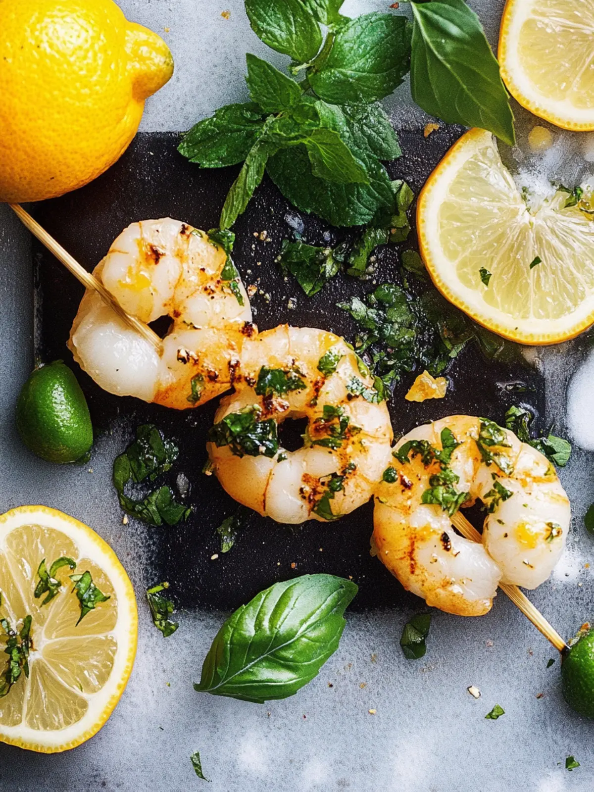 Zitronen-Knoblauch-Garnelen