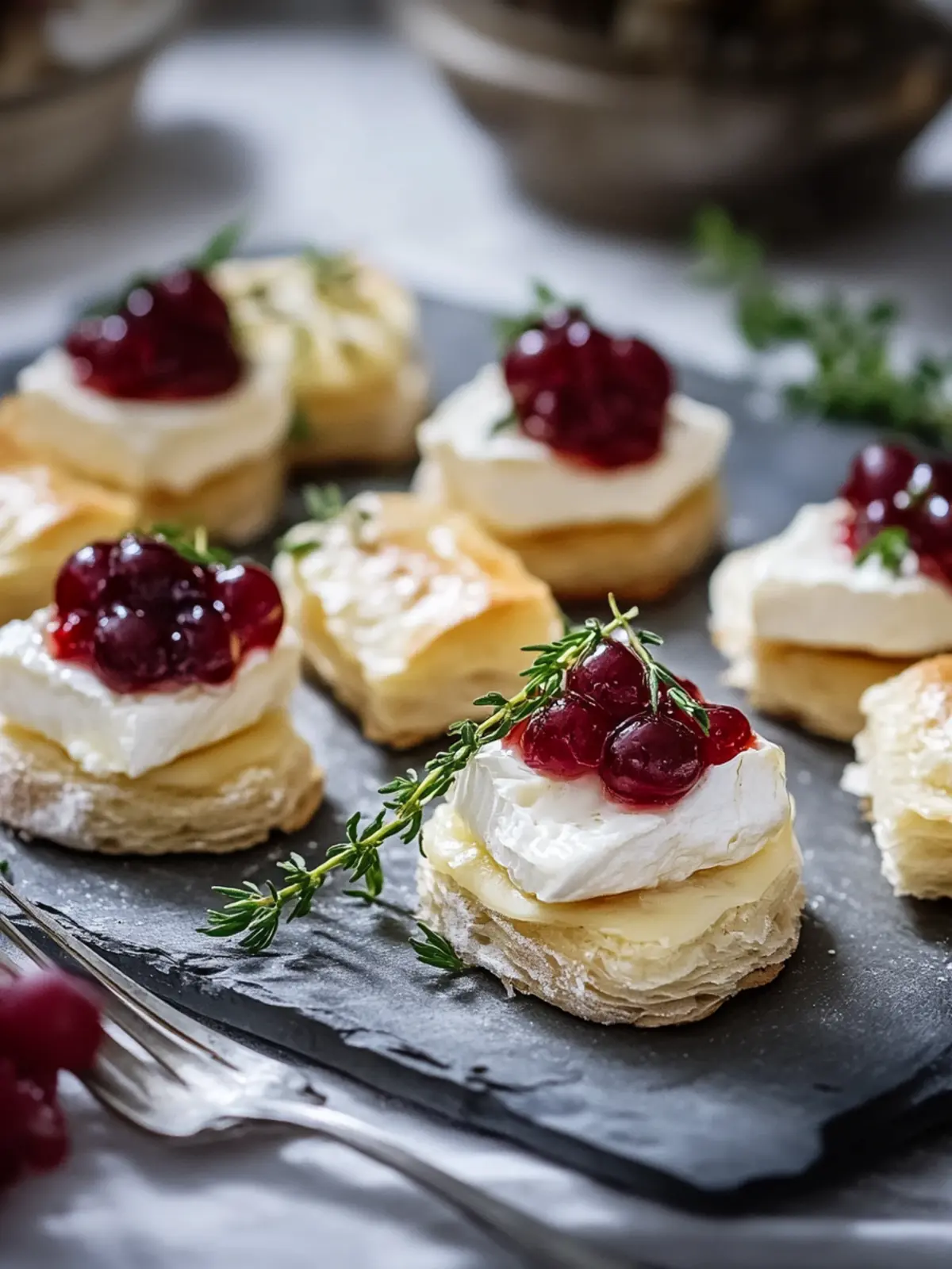Fingerfood to Anbeißen: Blätterteig-Häppchen mit Camembert
