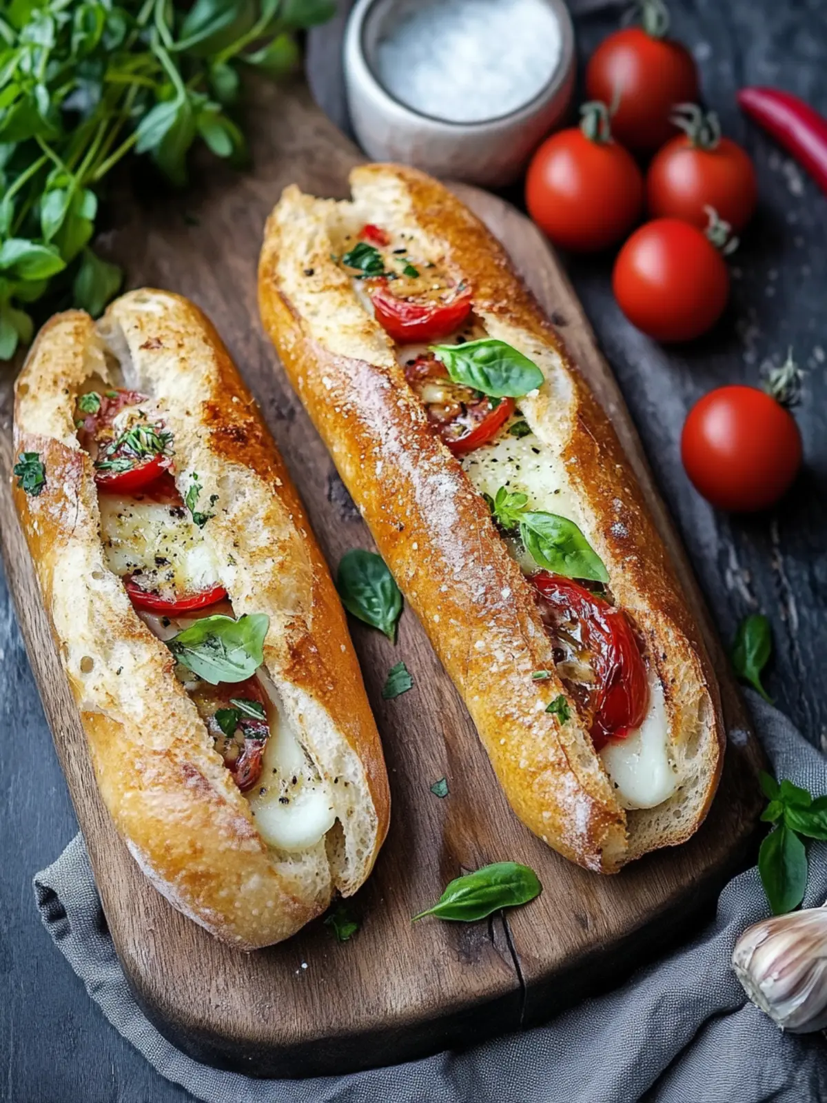 Fächerbaguette aus der Heißluftfritteuse als knuspriges Fingerfood