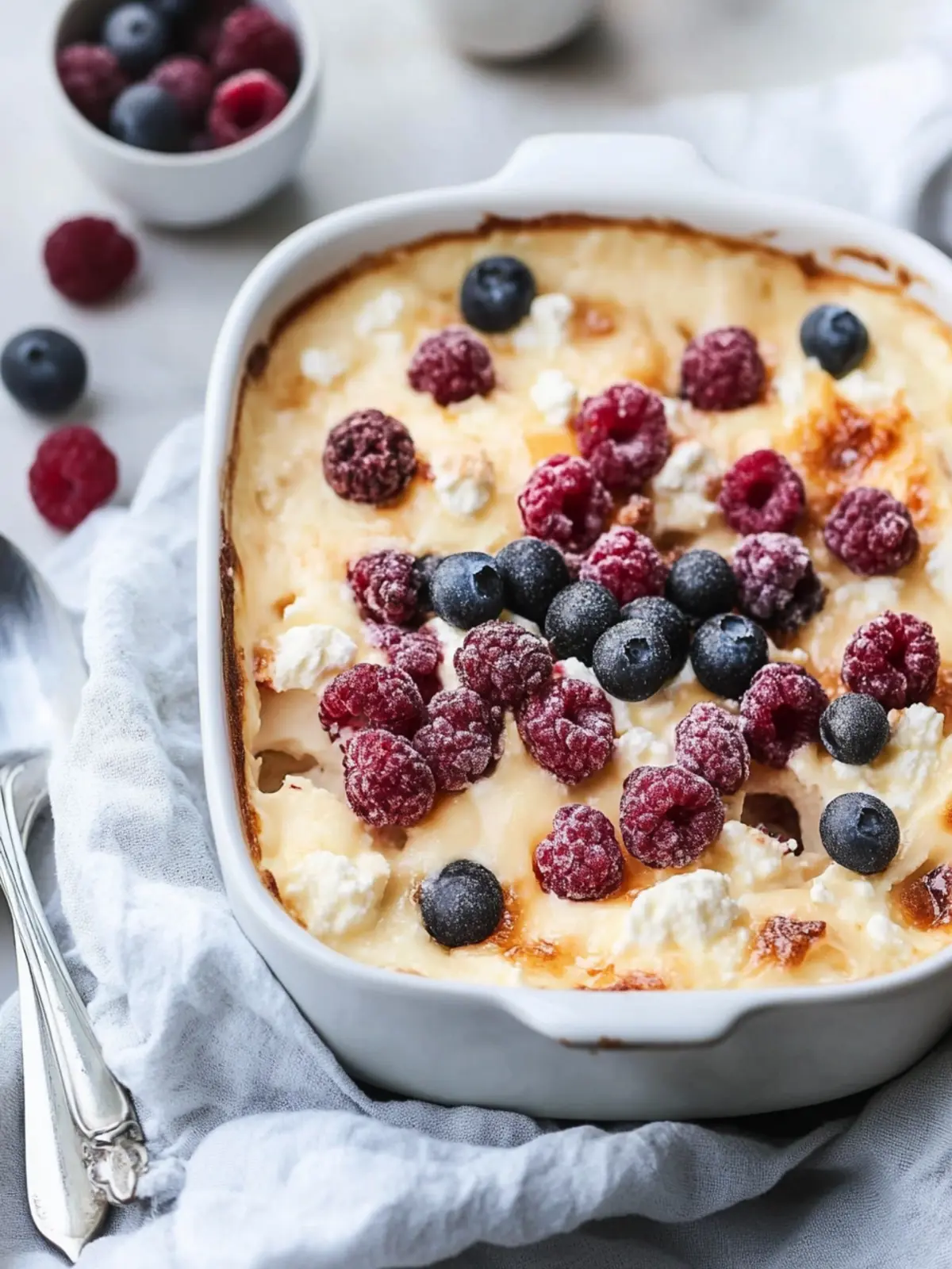 This sweet quark casserole has more protein than a protein shake - and that without sugar
