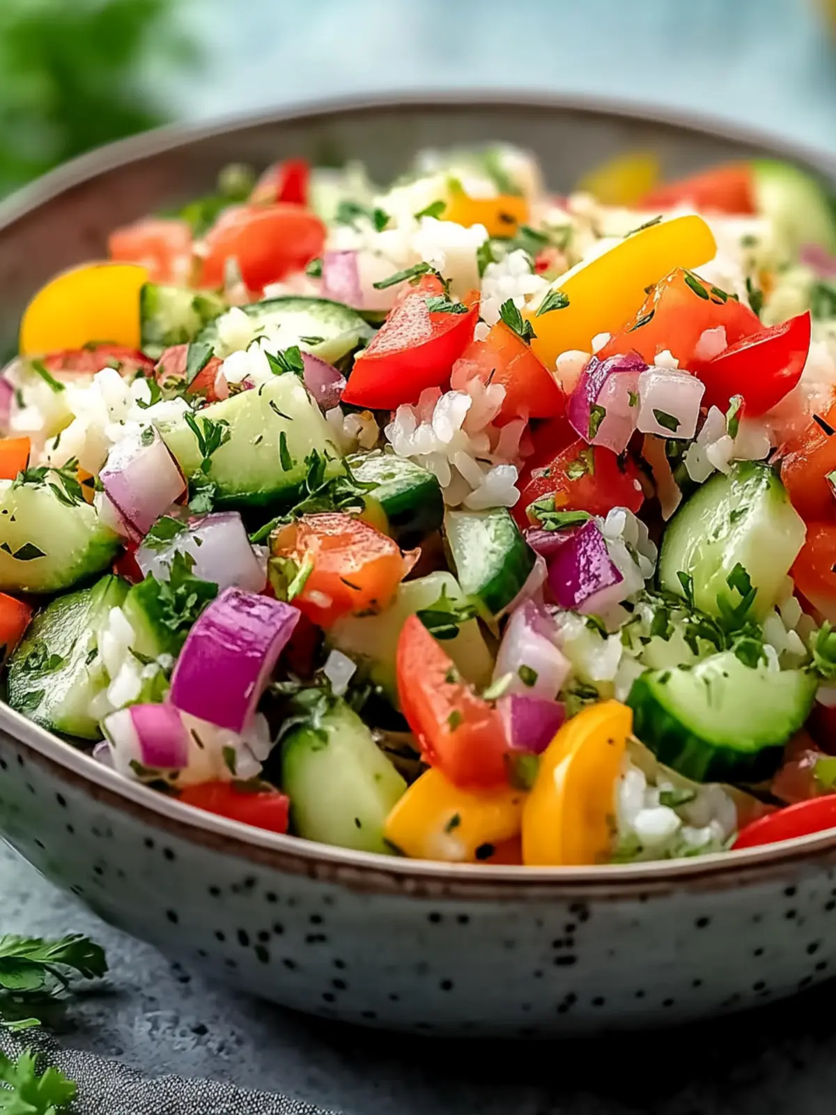 Klassischer Reissalat mit Gemüse – einfach & frisch für jeden Anlass
