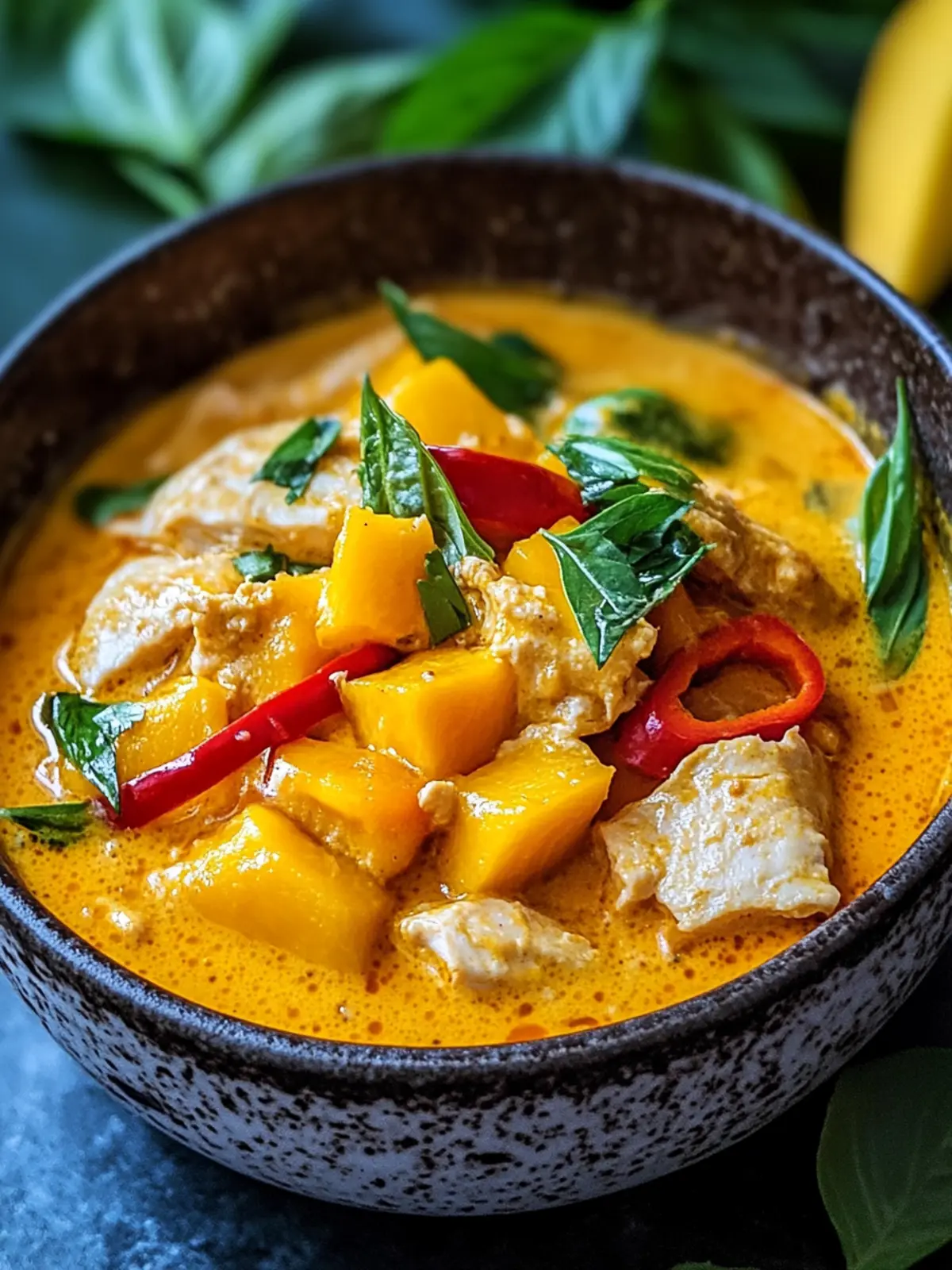 Unwiderstehliches Thai-Mango-Hühnchen-Curry-Rezept in 30 Minuten