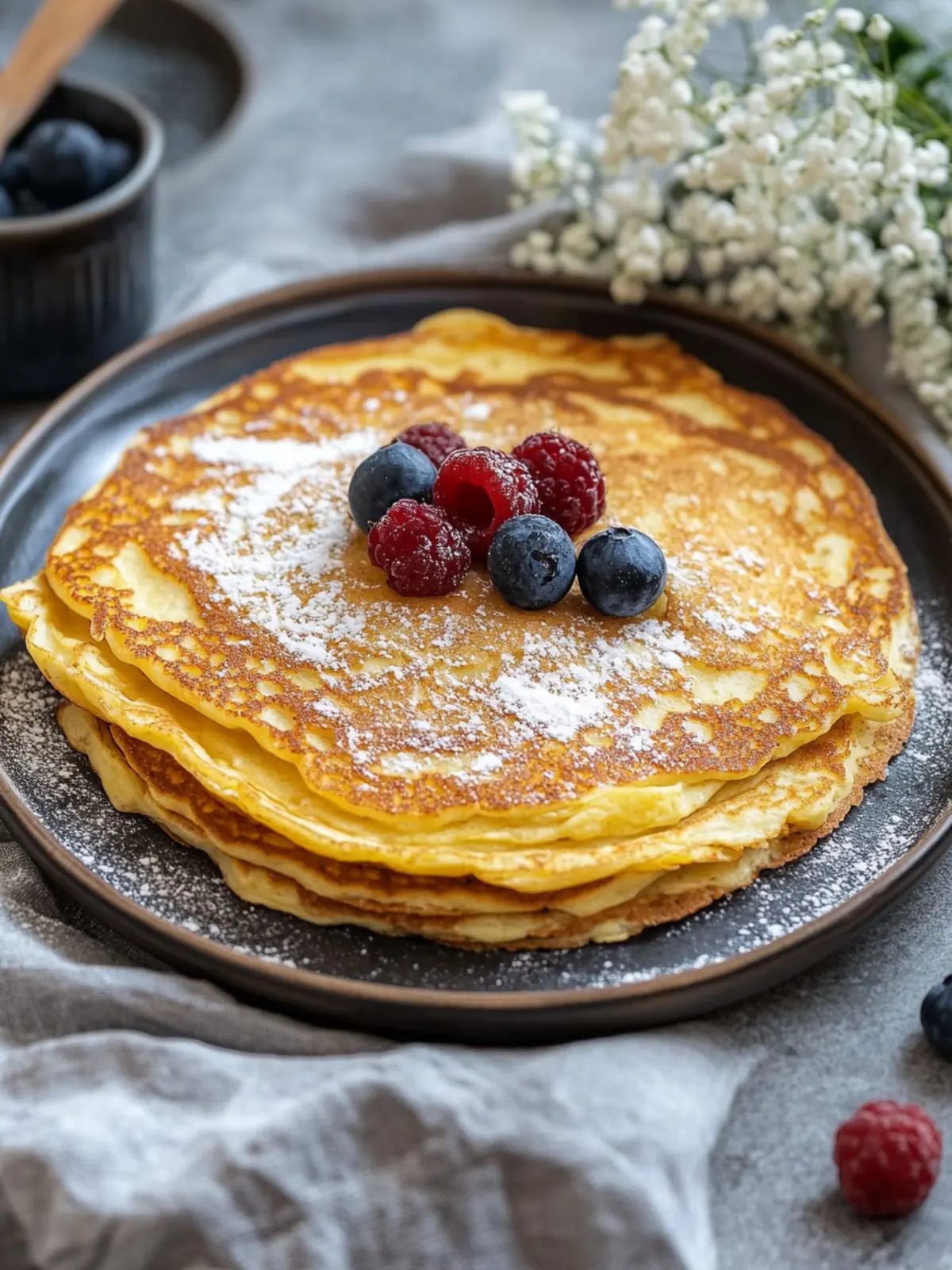 Schnelle Low Carb-Pfannkuchen ohne Mehl