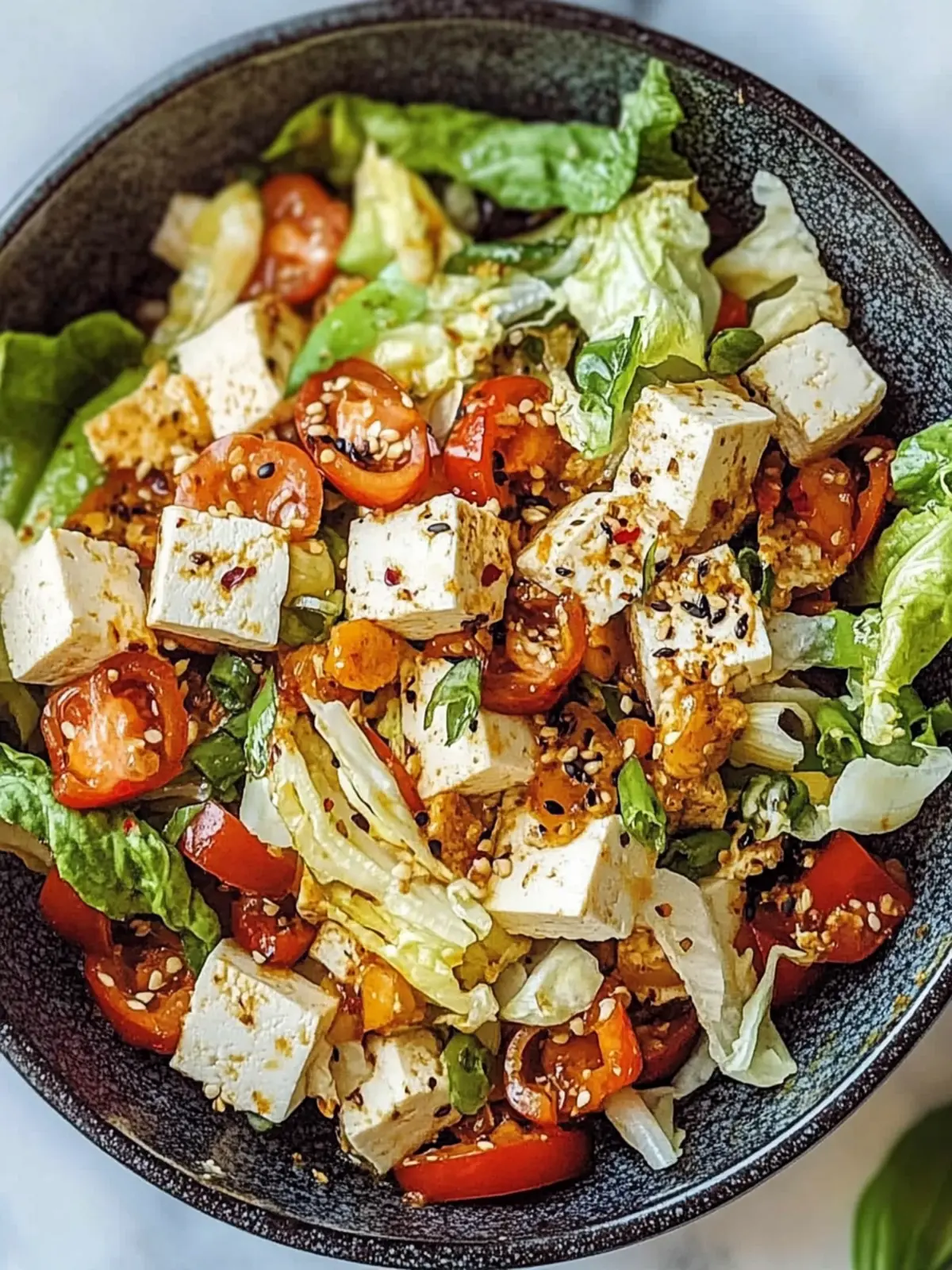 Tofu Kohlgemüse Pfanne