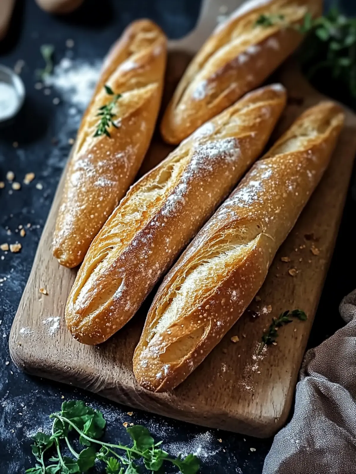 Krustige Mini-Baguettes – Ein Rezept für dein Café-Feeling zuhause