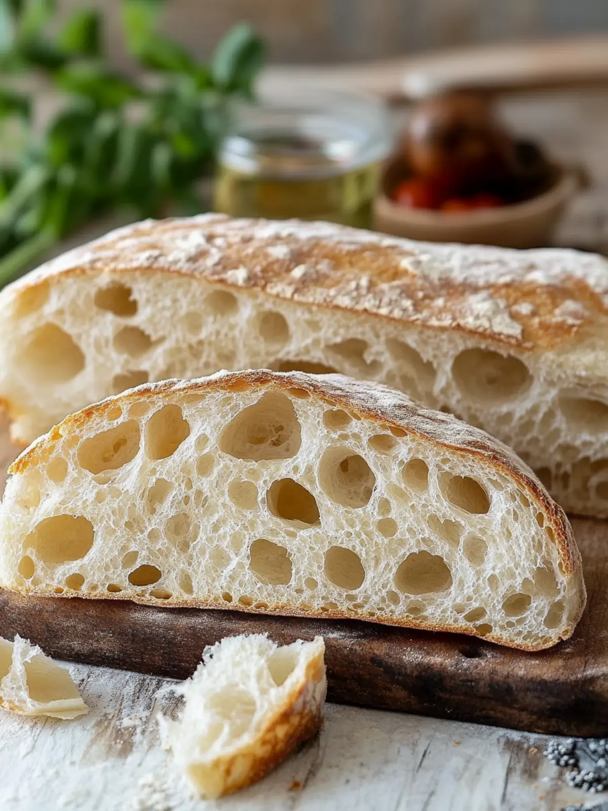 Selbstgemachtes Ciabatta