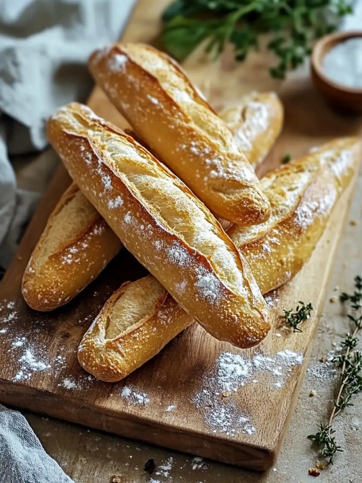 Krustige Mini-Baguettes – Ein Rezept für dein Café-Feeling zuhause