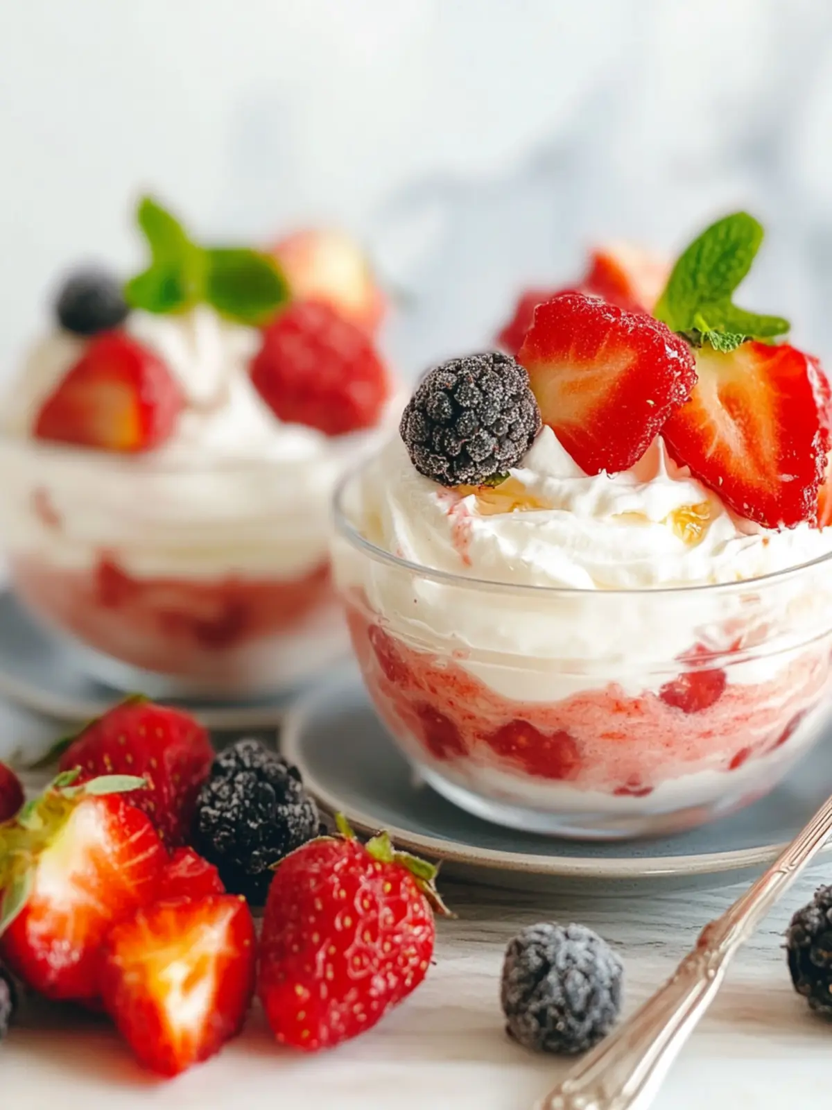 Erdbeer-Mascarpone-Creme-Dessert