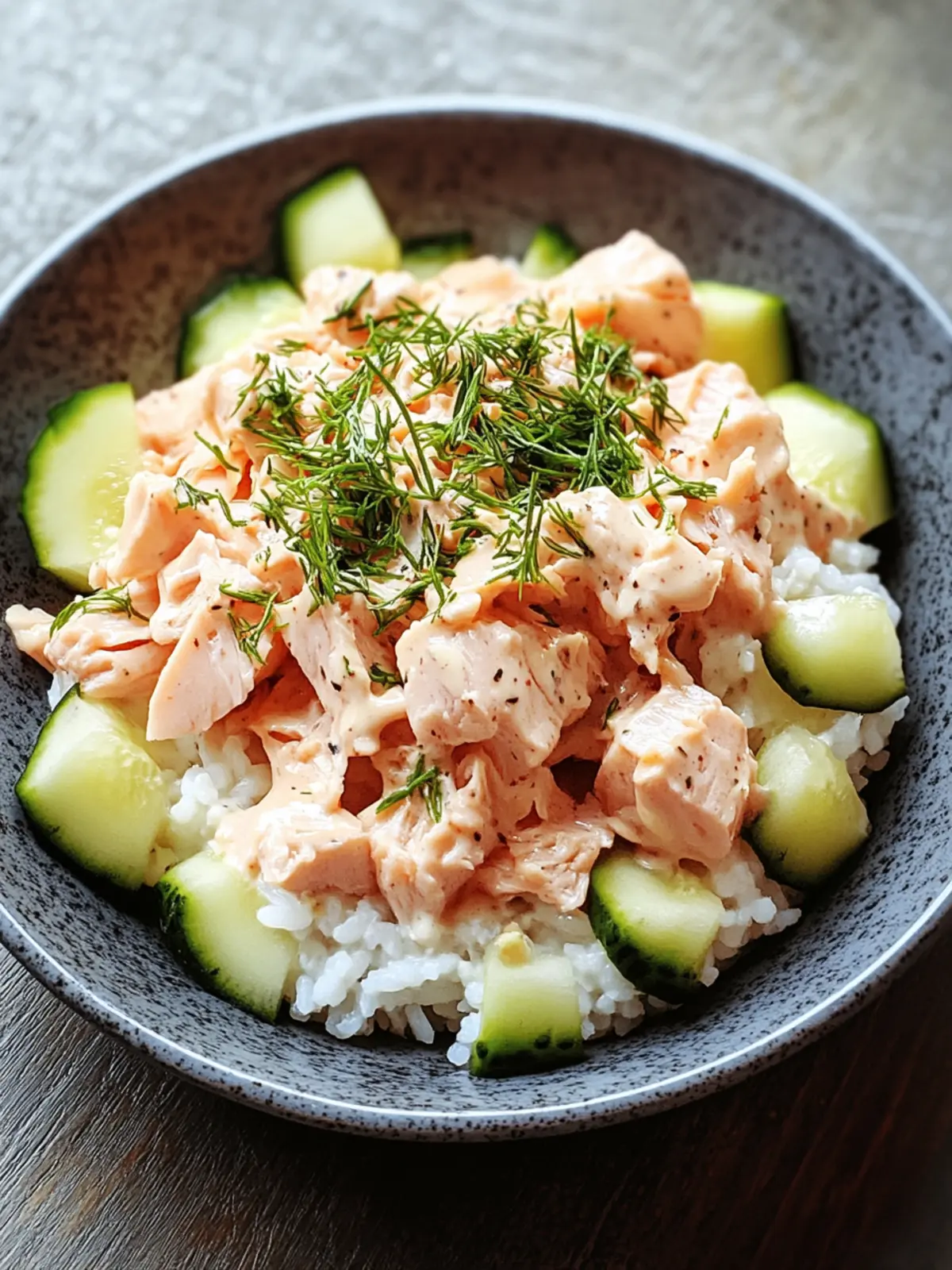 Thunfisch Mayo Reisschüssel