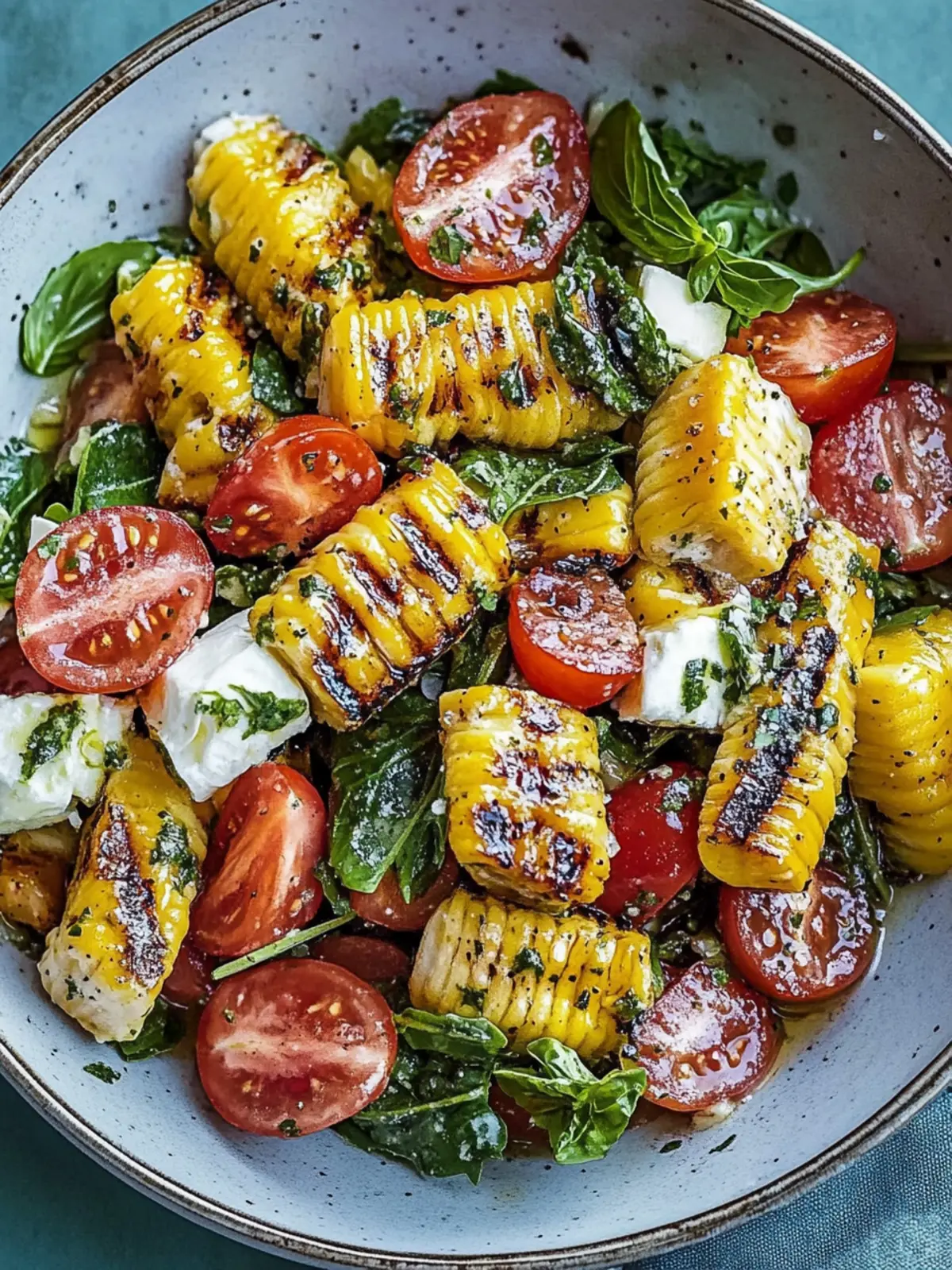 Gegrillter Maissalat