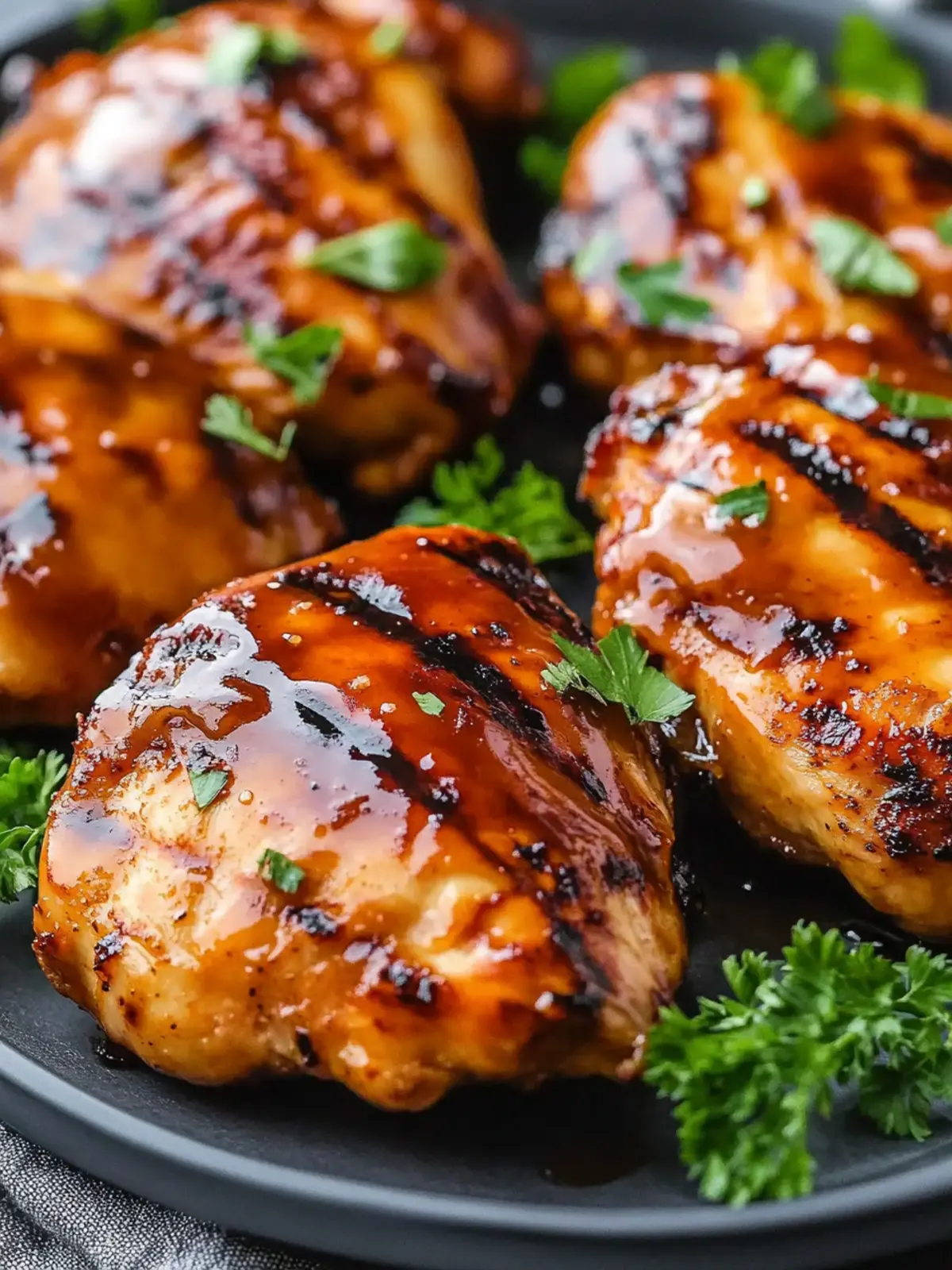 Gegrilltes Honighähnchen