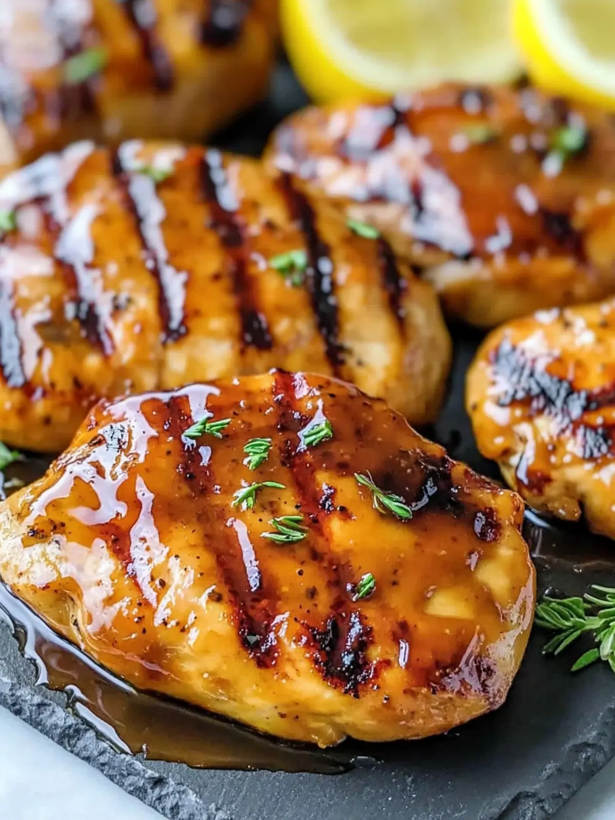 Gegrilltes Honighähnchen
