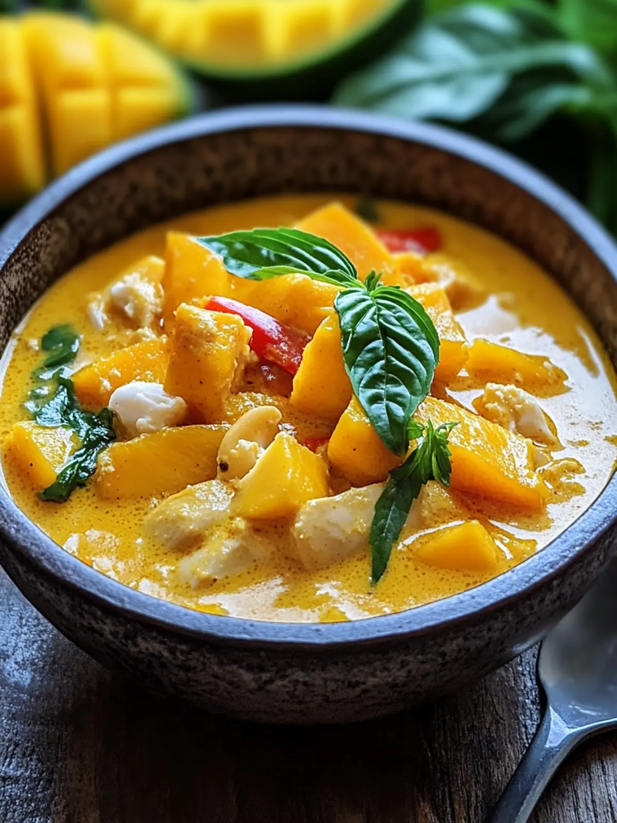 Unwiderstehliches Thai-Mango-Hühnchen-Curry-Rezept in 30 Minuten