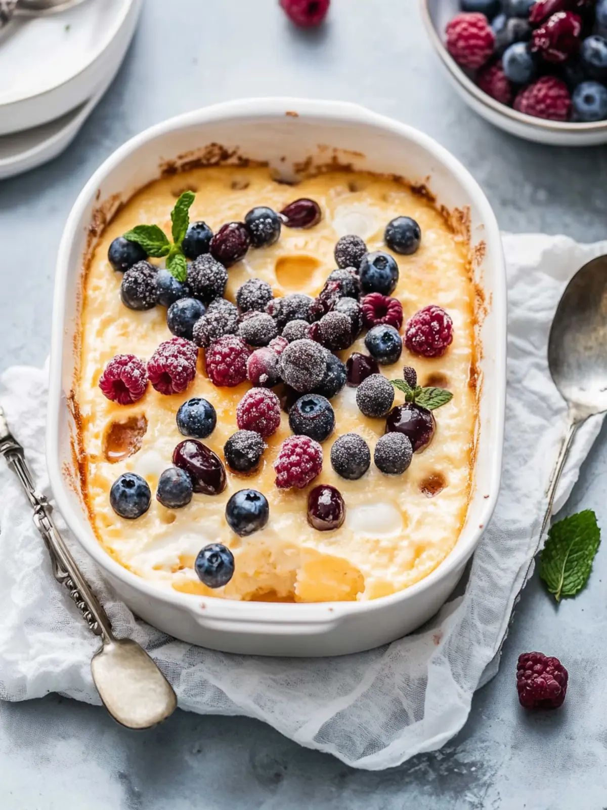 This sweet quark casserole has more protein than a protein shake - and that without sugar