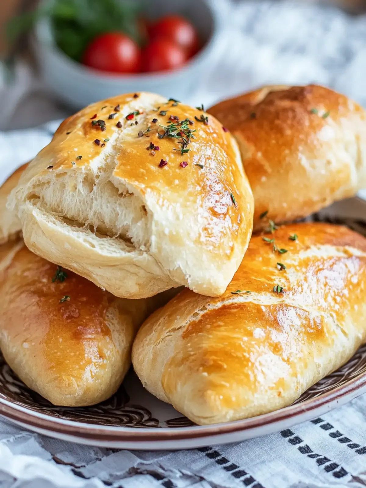 Türkische Pogaca – gefüllte Brötchen