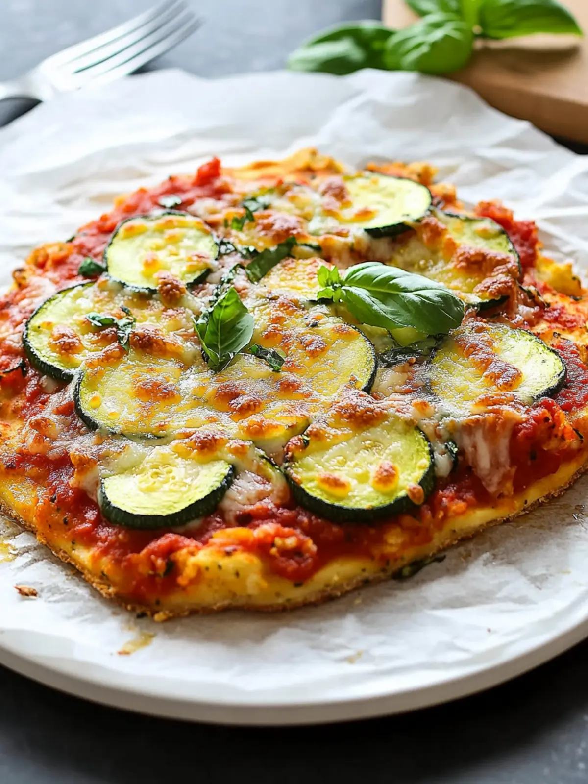 Zucchini Pizza Auflauf (Low-Carb)