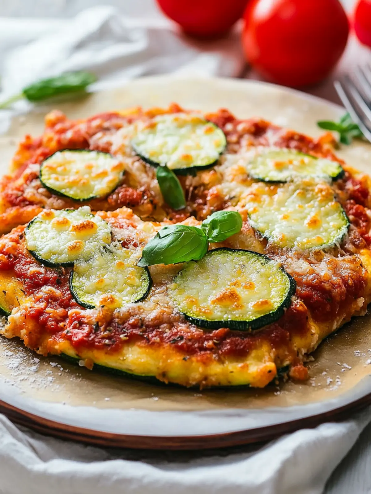 Zucchini Pizza Auflauf (Low-Carb)