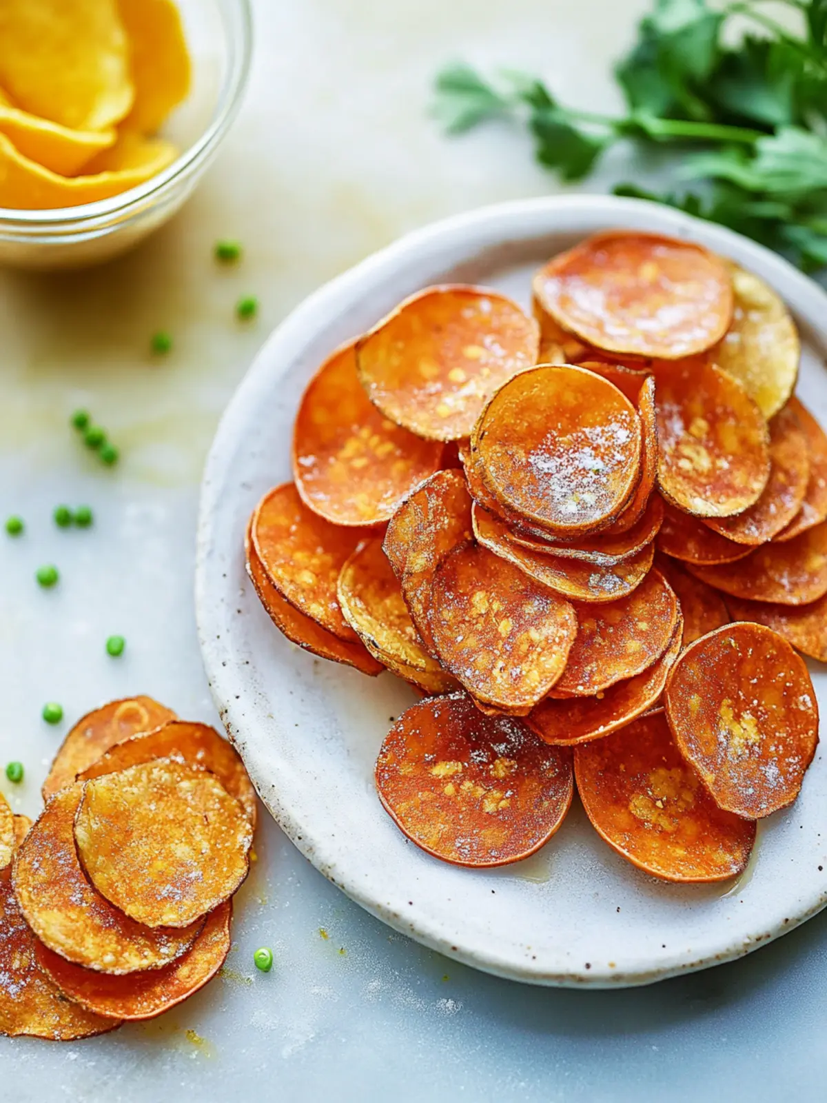 Luftfritteuse Peperoni Chips
