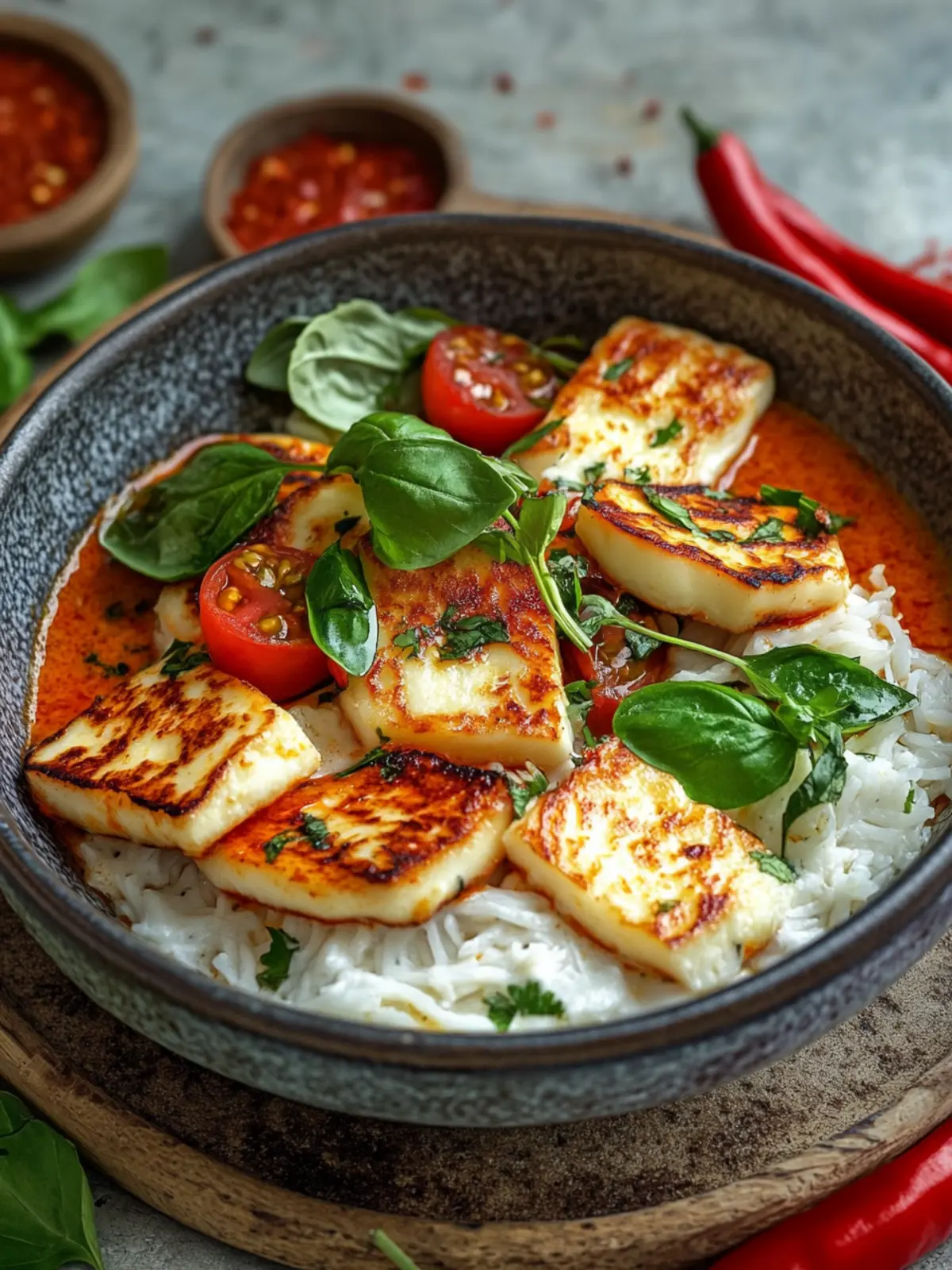 Creamy, spicy, delicious: this halloumi dish just feels good