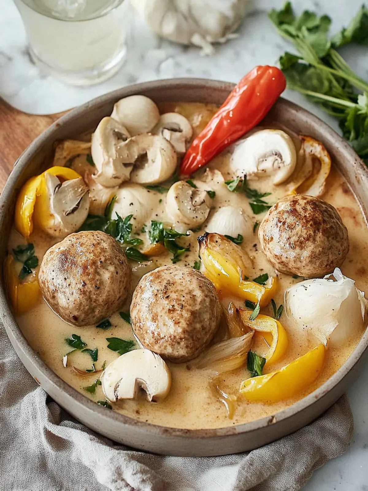 Pilz-Buletten-Pfanne