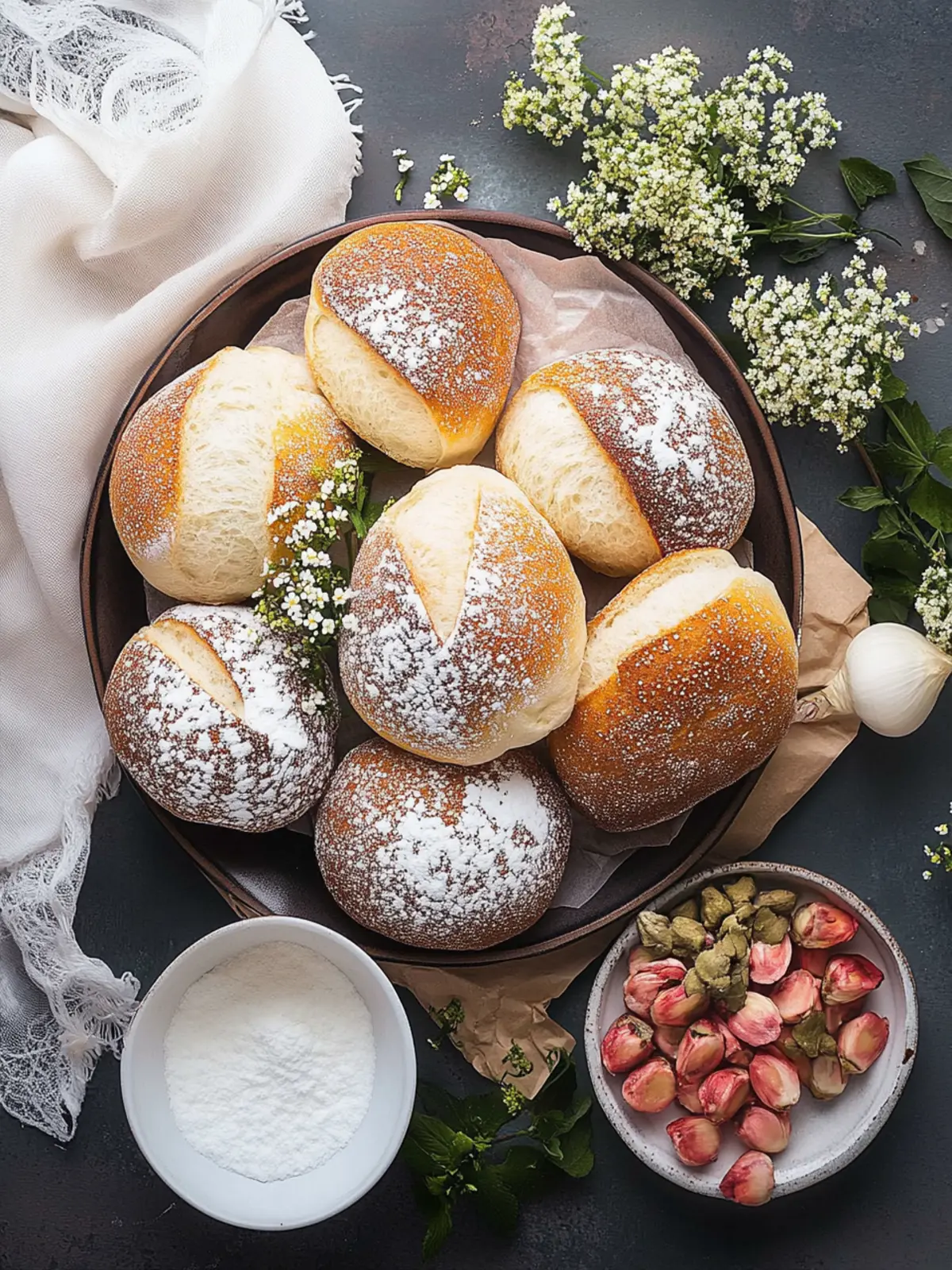 Maritozzi Italienische Sahnebrötchen