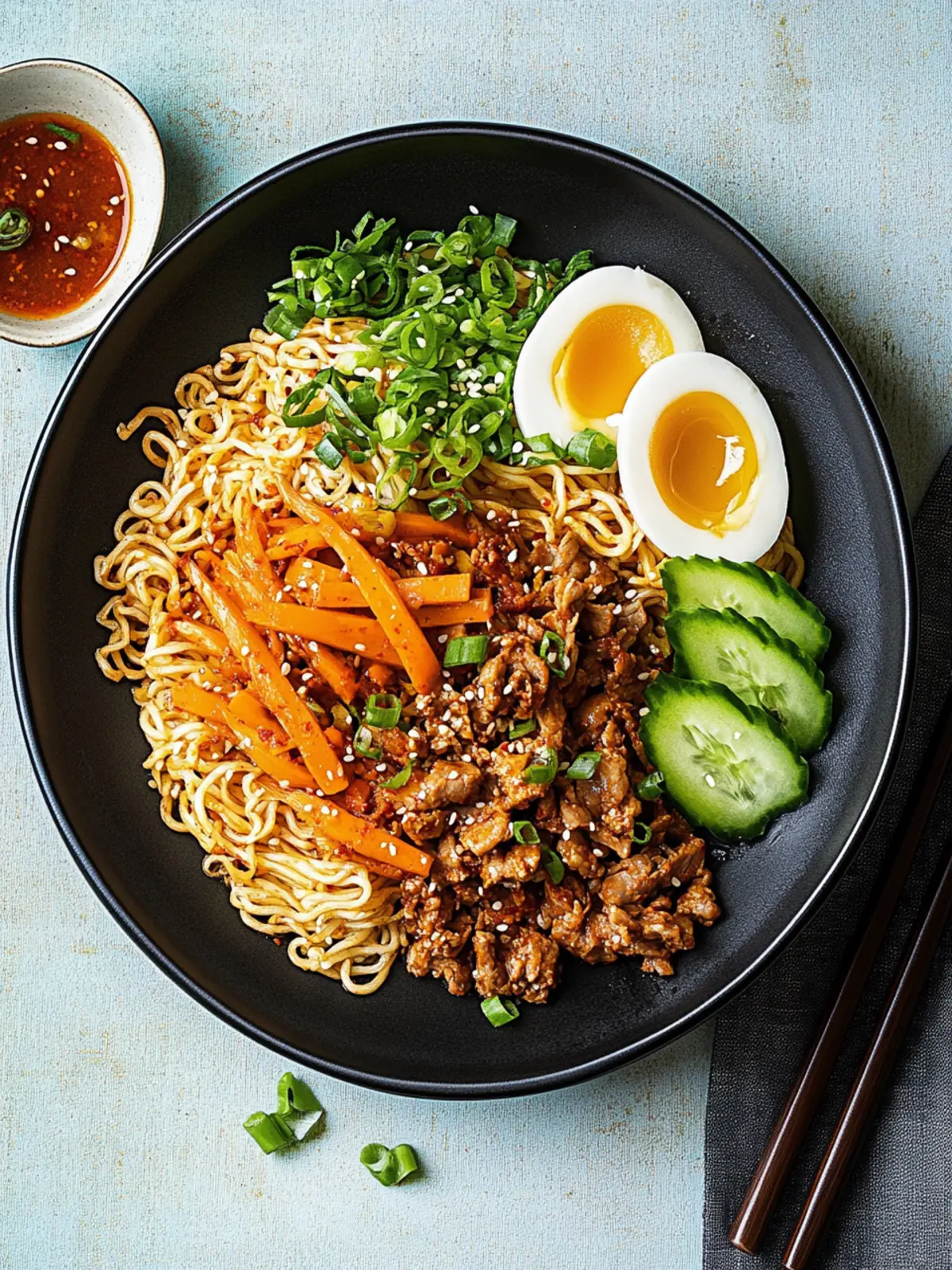 Koreanische Hackfleischpfanne