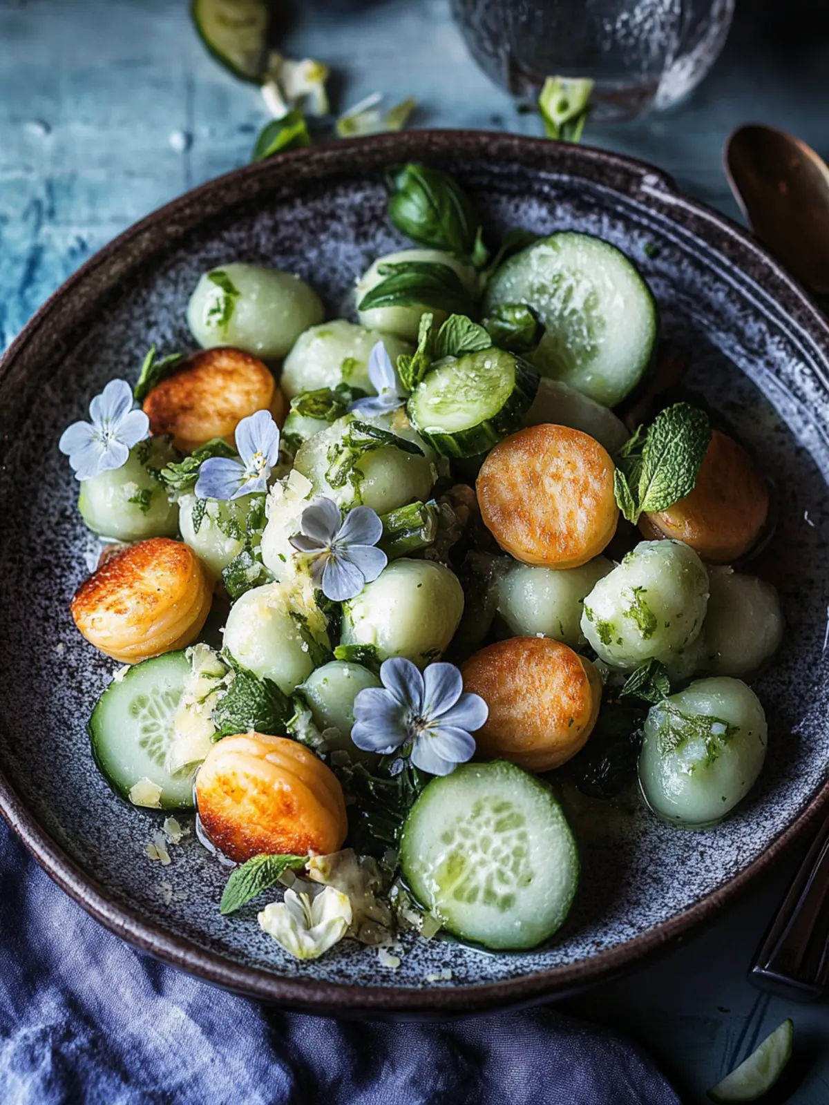 Knusprigster Gnocchisalat