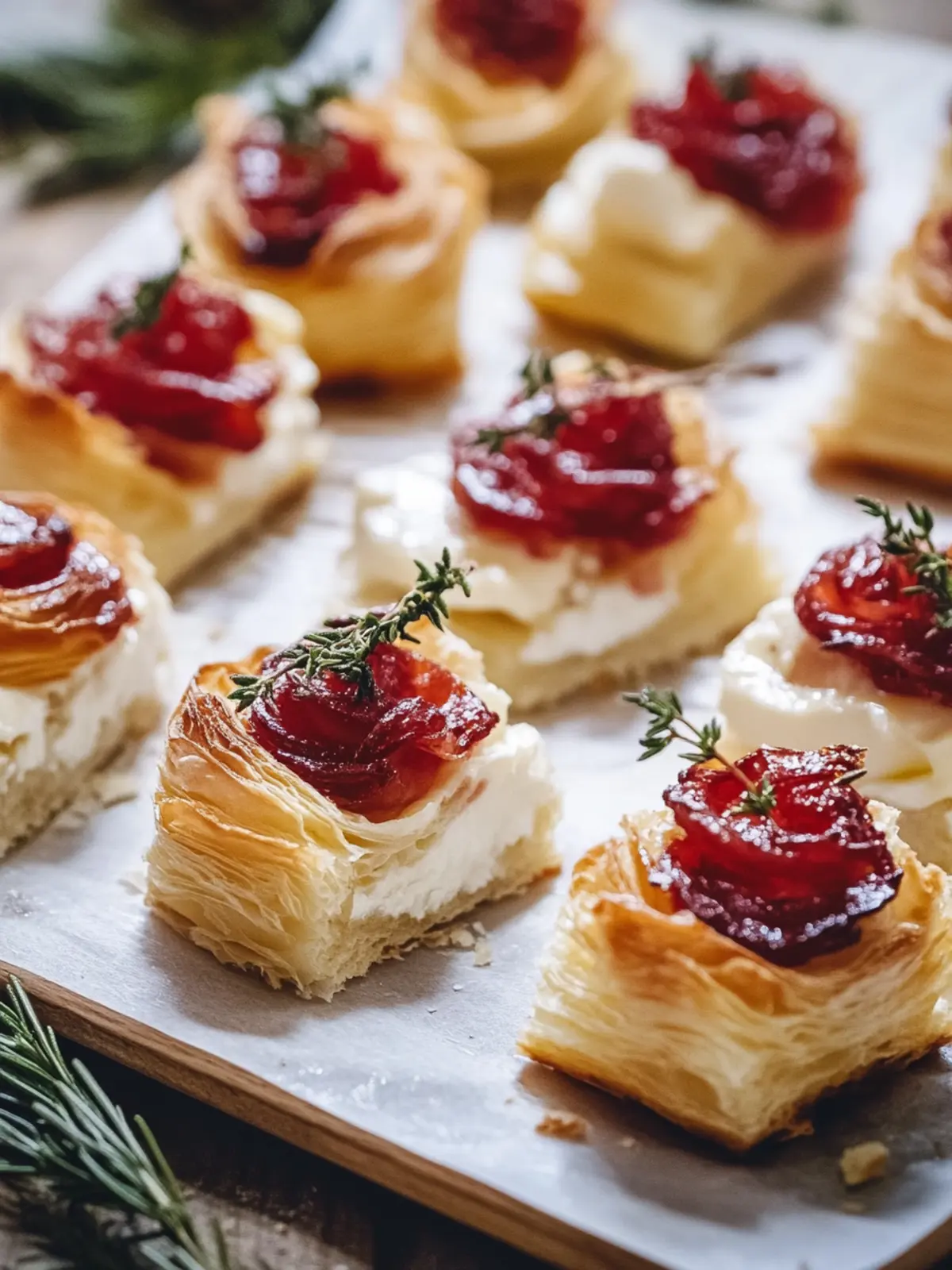 Fingerfood to Anbeißen: Blätterteig-Häppchen mit Camembert