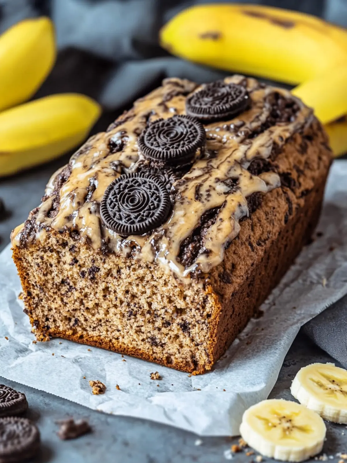 Veganes Oreo-Bananen-Brot - So saftig wie noch nie
