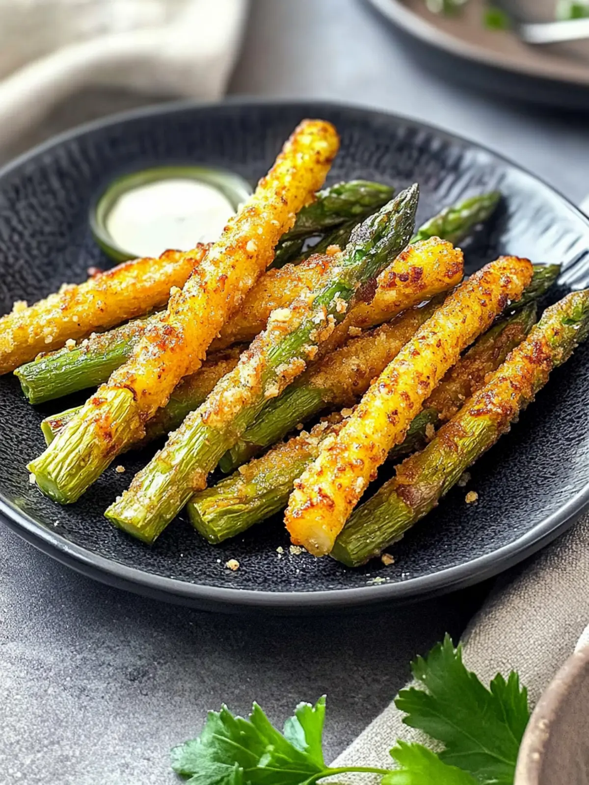 Crispy asparagus from the air fryer: Perfect for spring