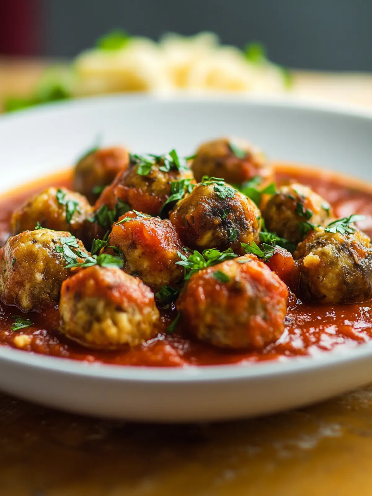 Cozy, delicious, easy: mushroom balls in tomato sauce for connoisseurs