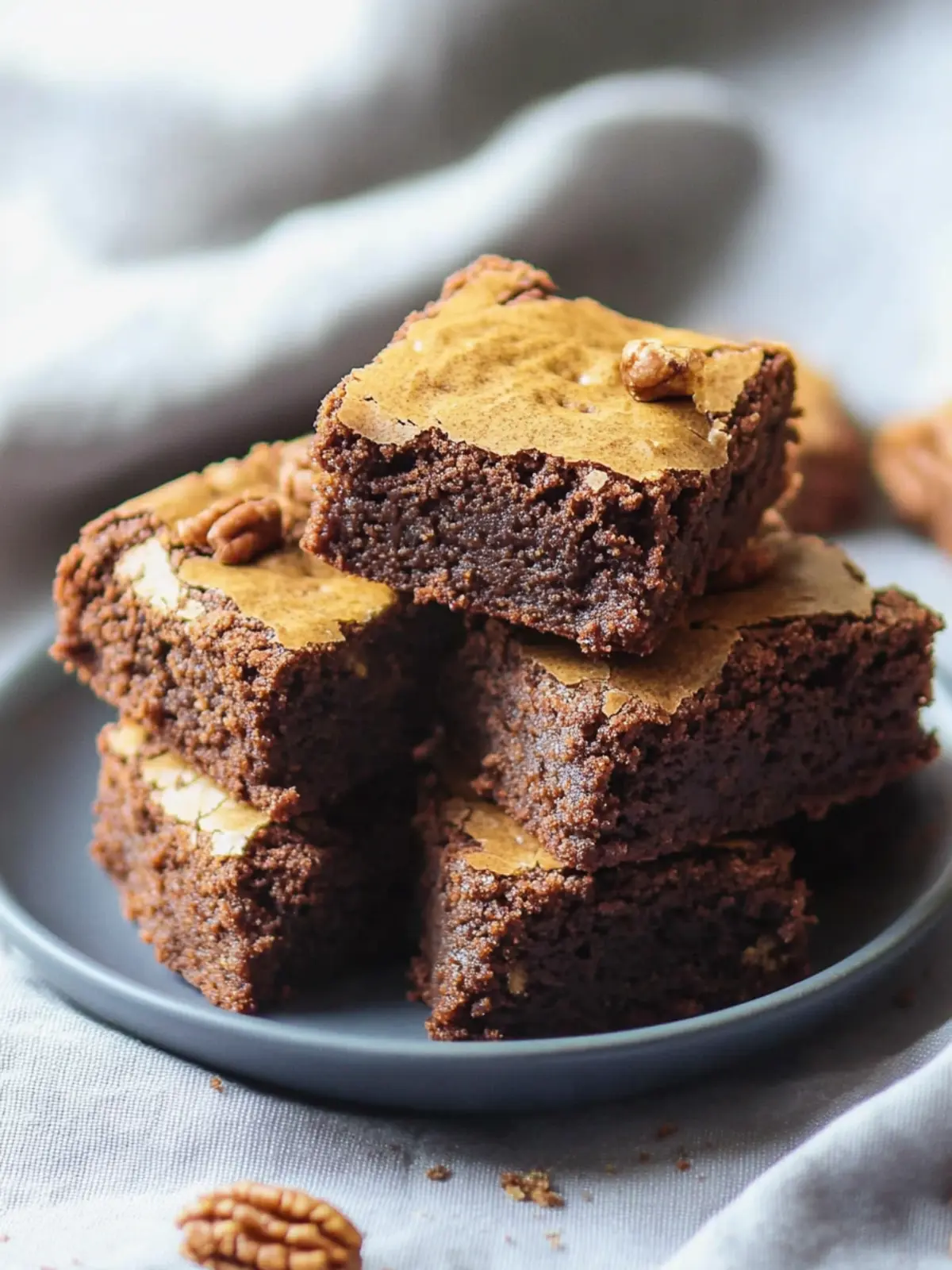 Vegan Biscoff Brownies