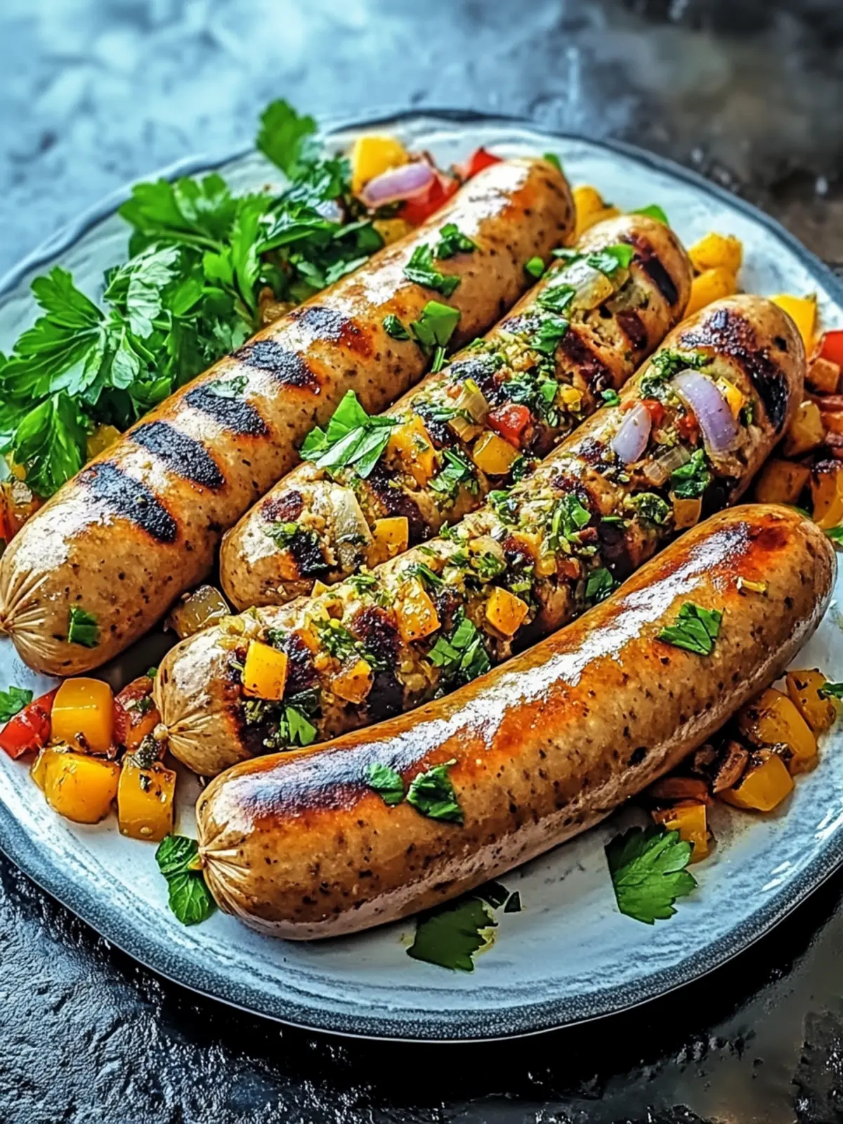 Herzhafte Kichererbsen-Linsen-Wurst mit Gewürzen