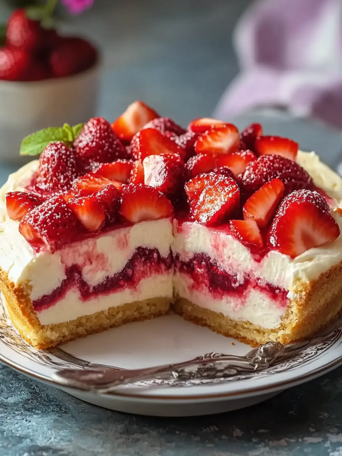 Erdbeer-Käsekuchen: Der perfekte Dessertklassiker