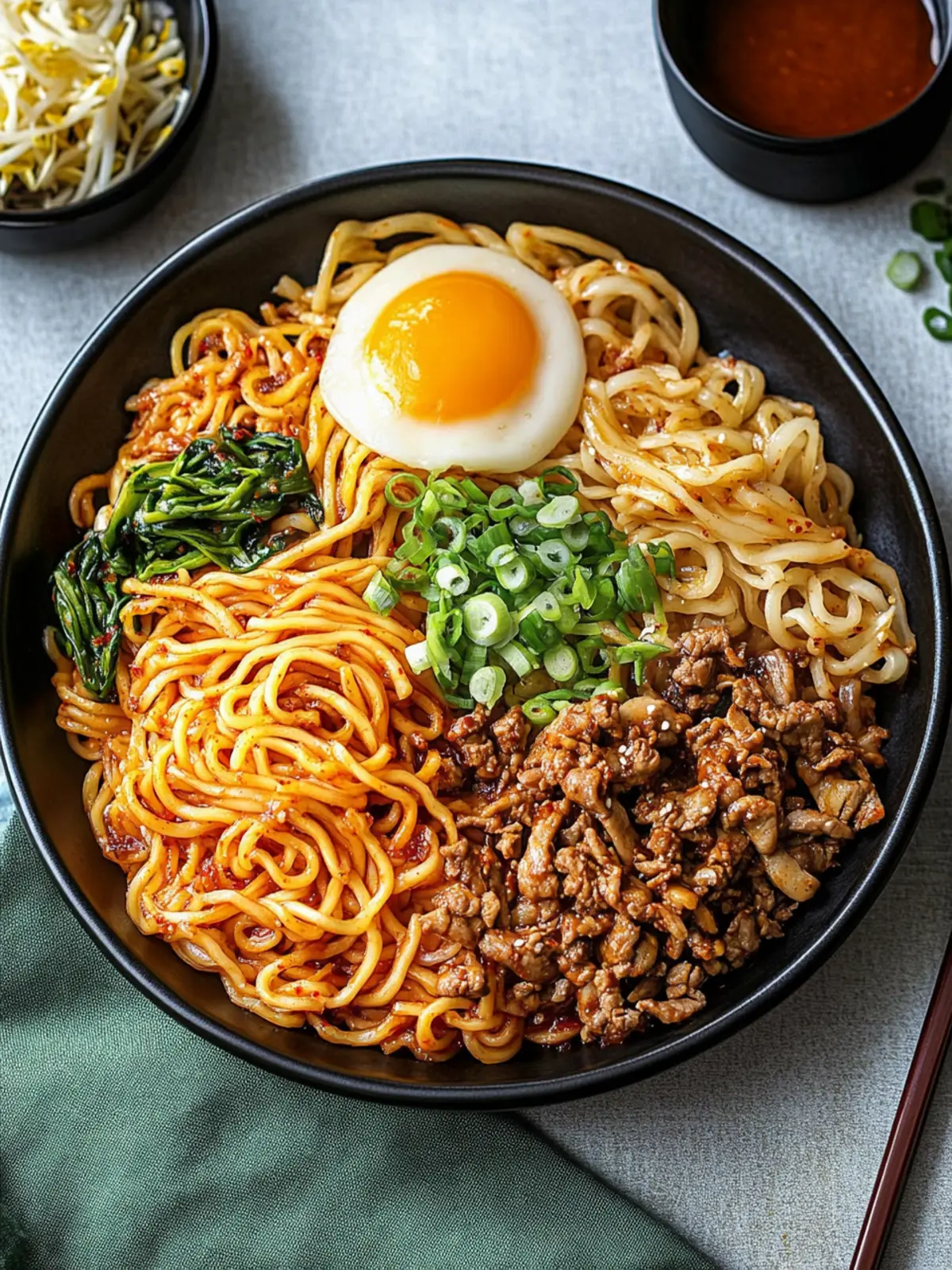 Koreanische Hackfleischpfanne