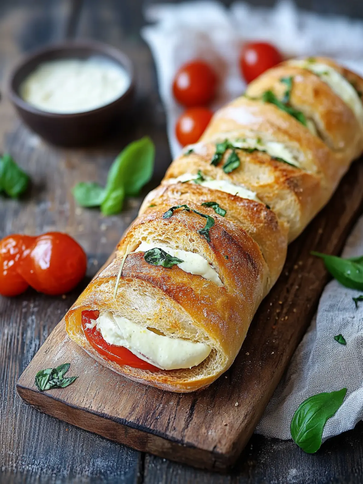 Fächerbaguette aus der Heißluftfritteuse als knuspriges Fingerfood