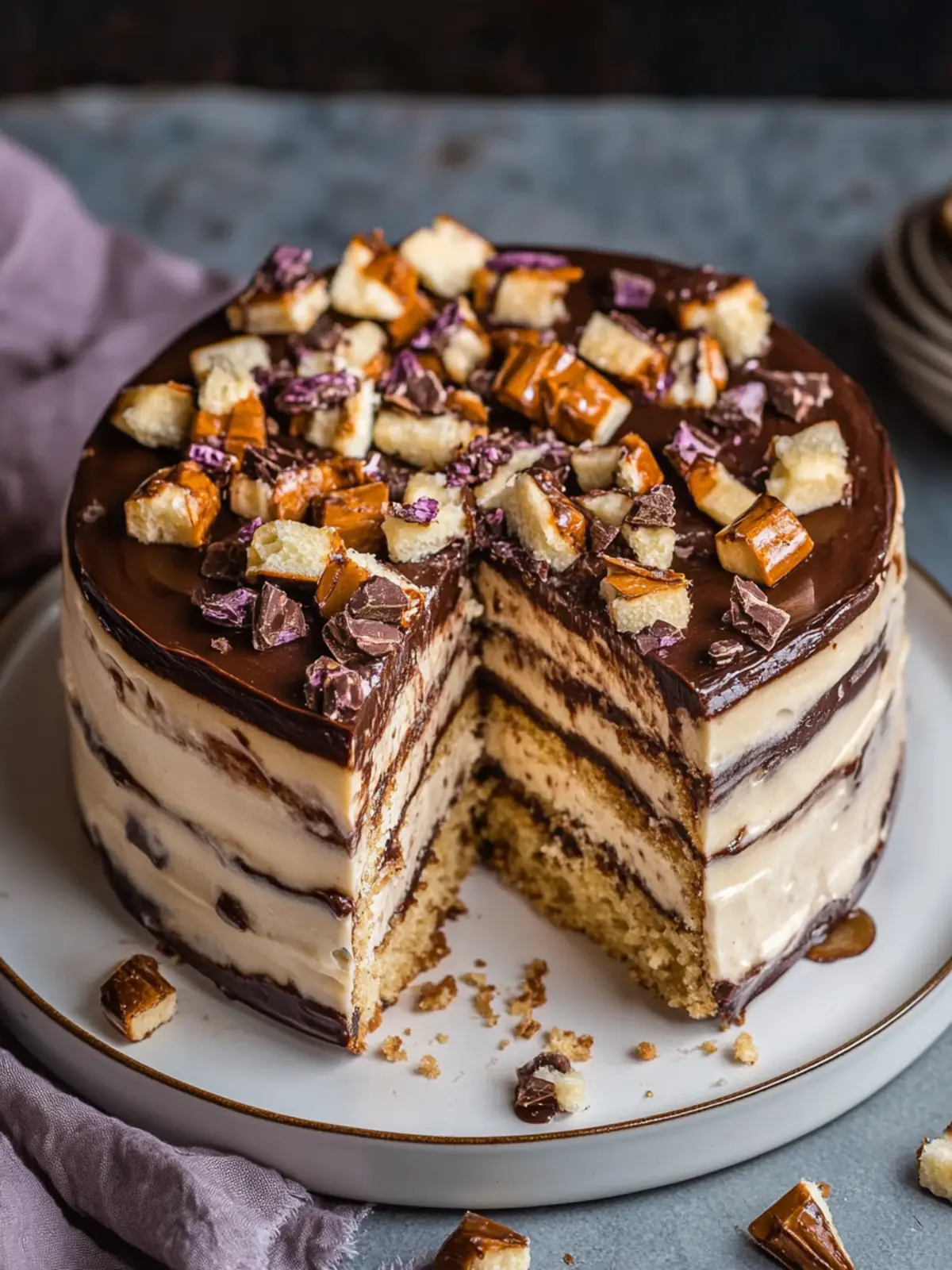 Snickers-Torte