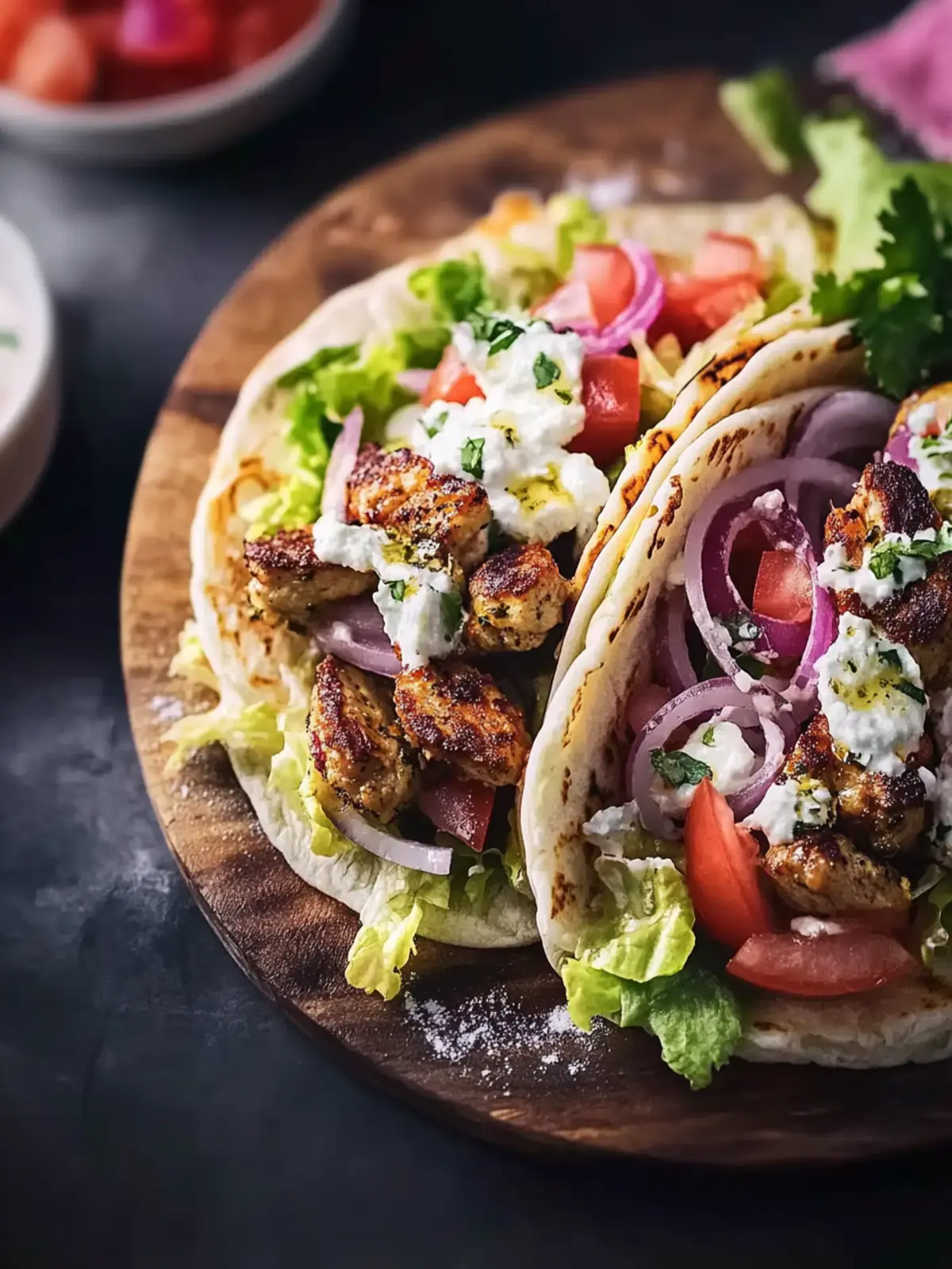 Niedriger Kohlenhydrat Keto Gyros