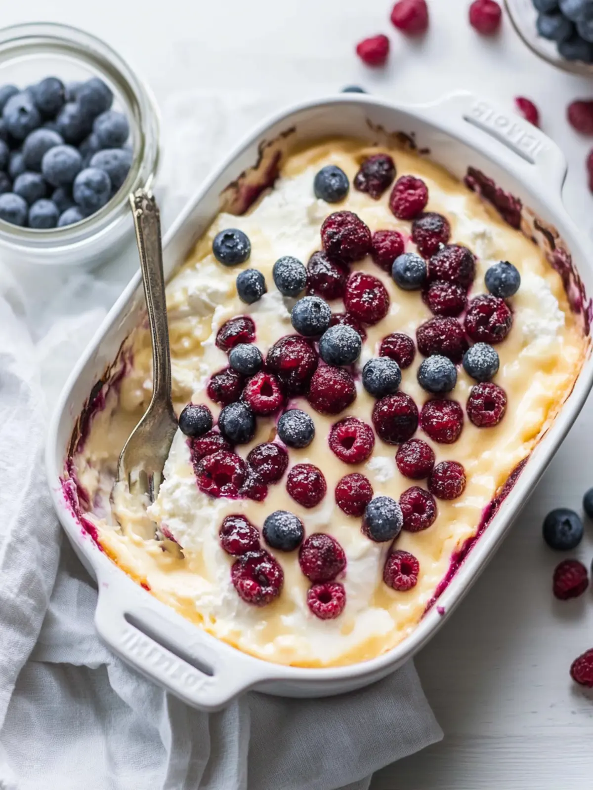 This sweet quark casserole has more protein than a protein shake - and that without sugar