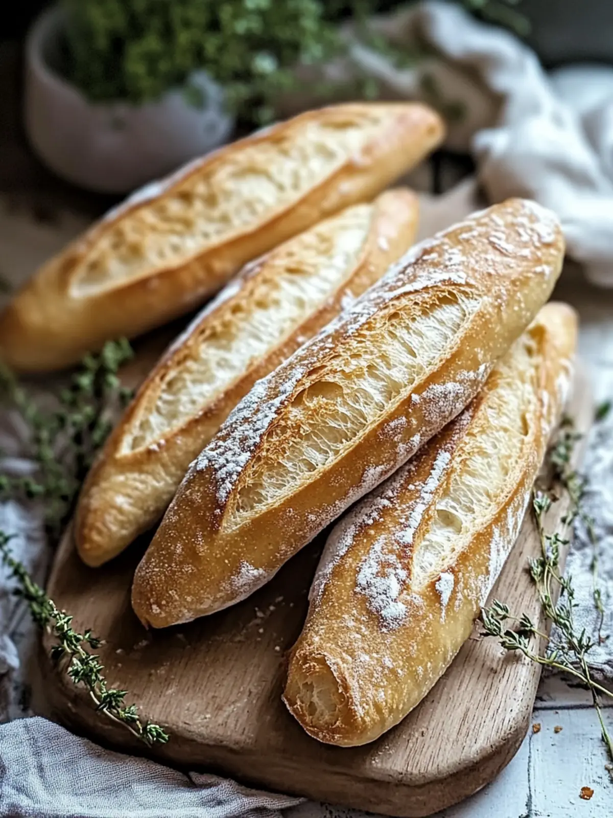 Krustige Mini-Baguettes – Ein Rezept für dein Café-Feeling zuhause