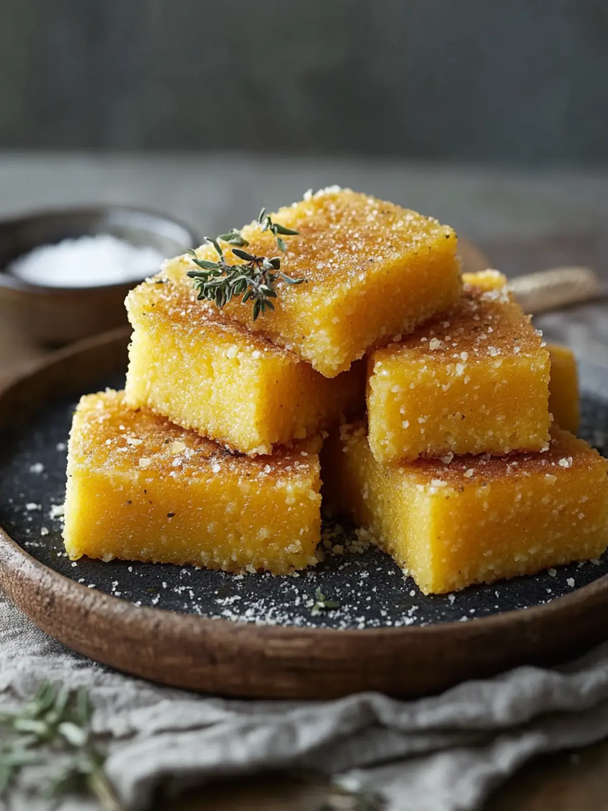 Your new favorite side dish: crispy polenta cubes