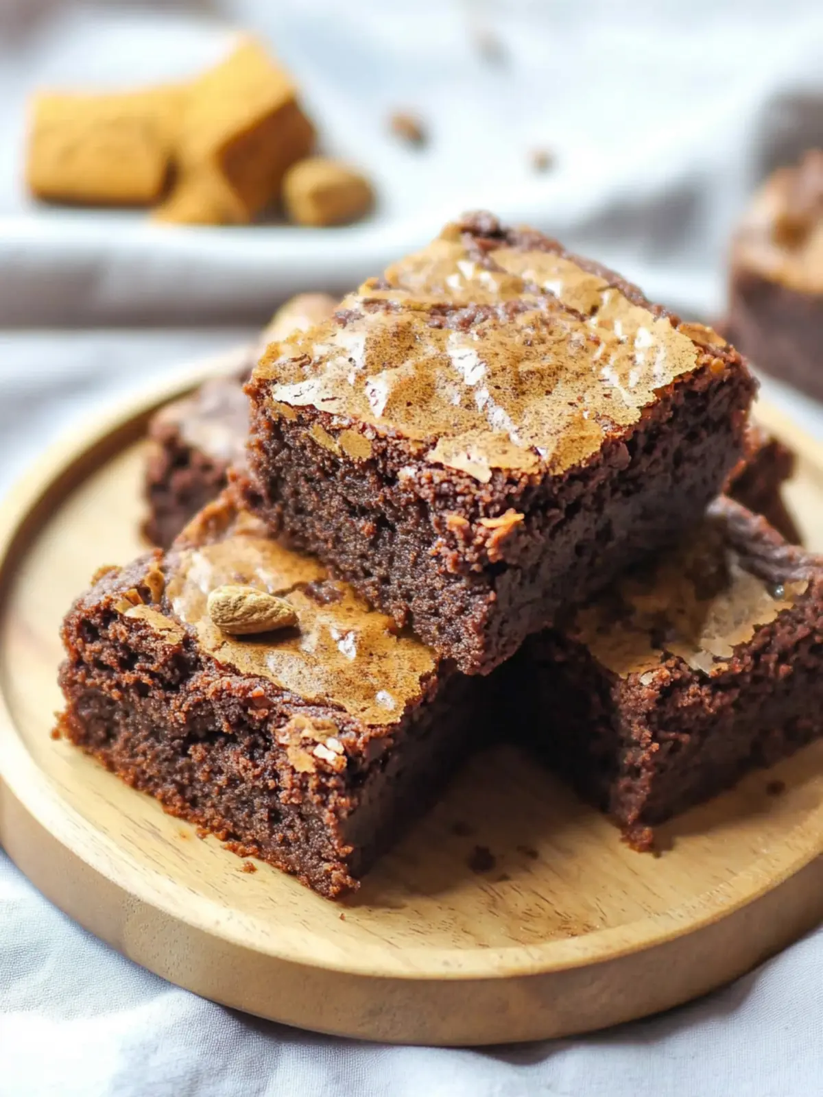 Vegan Biscoff Brownies