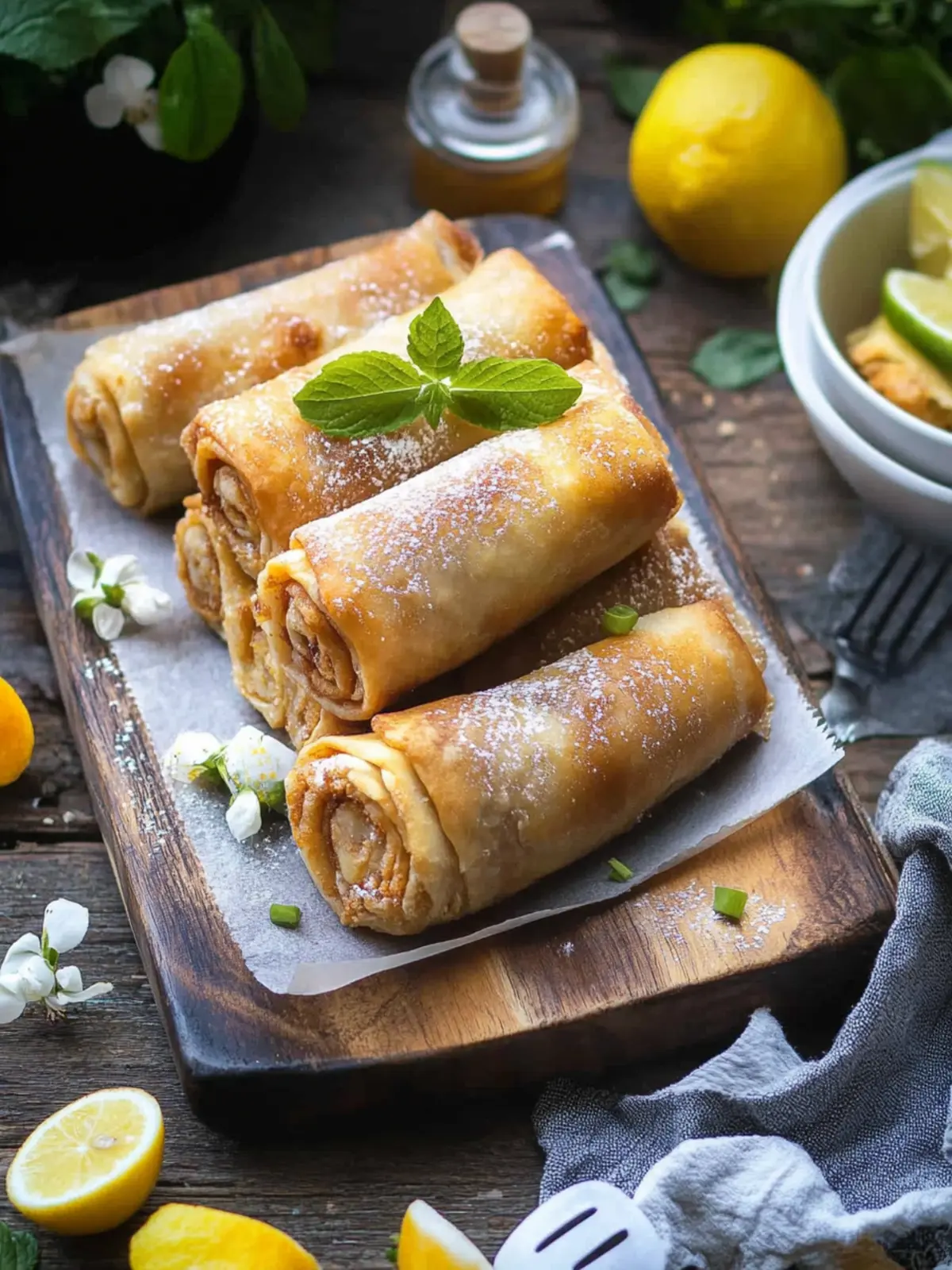 Luftfritteuse Frühlingsrollen