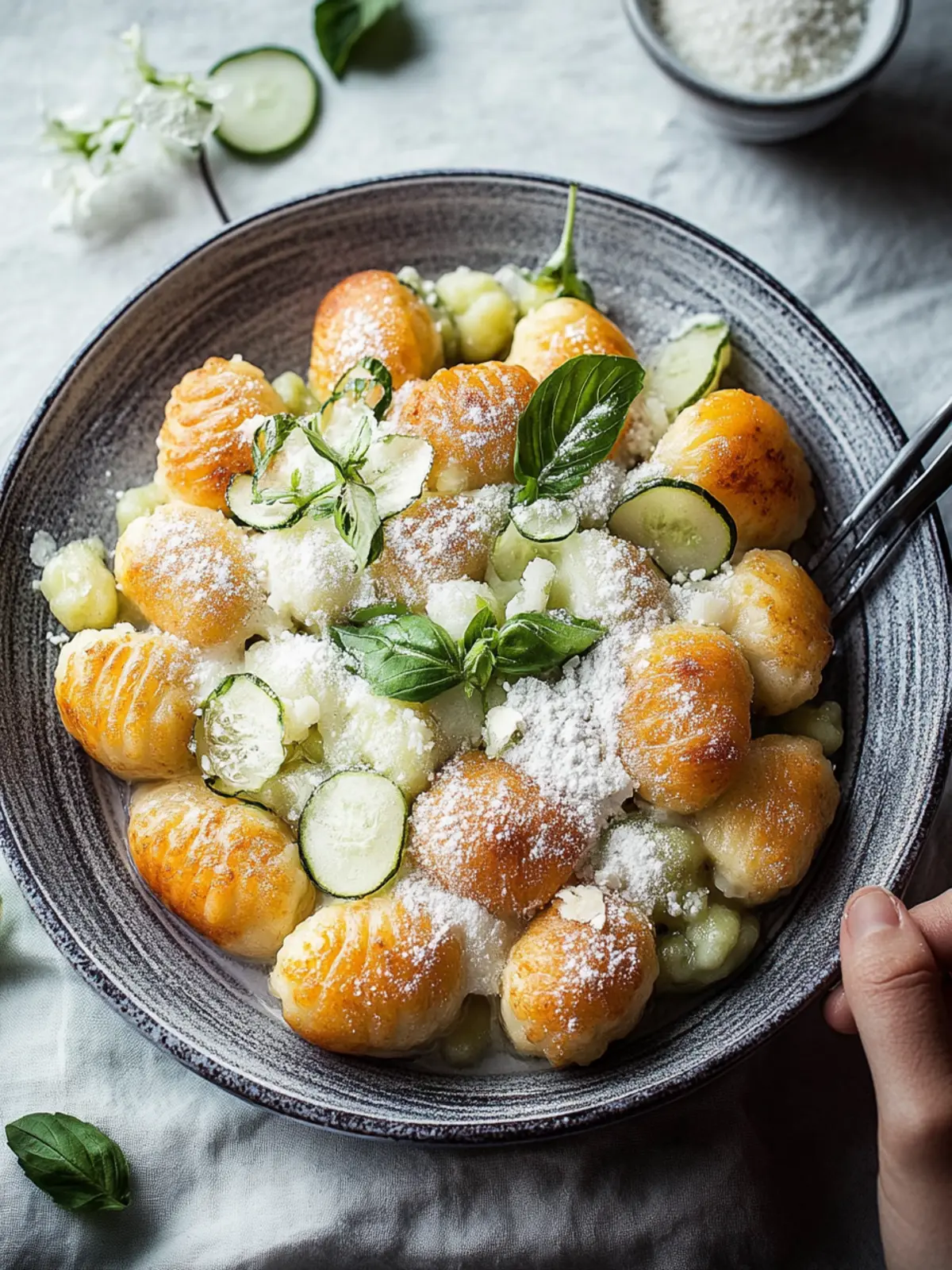 Knusprigster Gnocchisalat