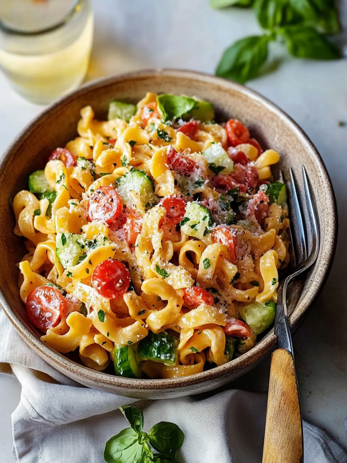 Veganer Nudelsalat einfach und lecker: Das beste Rezept