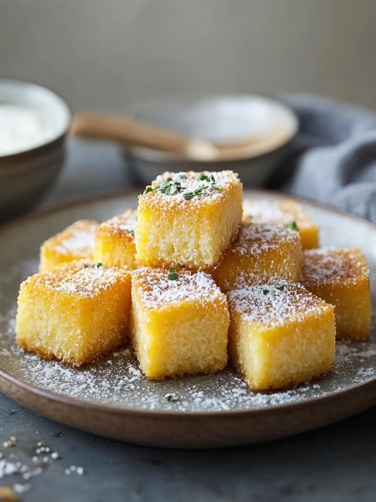Your new favorite side dish: crispy polenta cubes