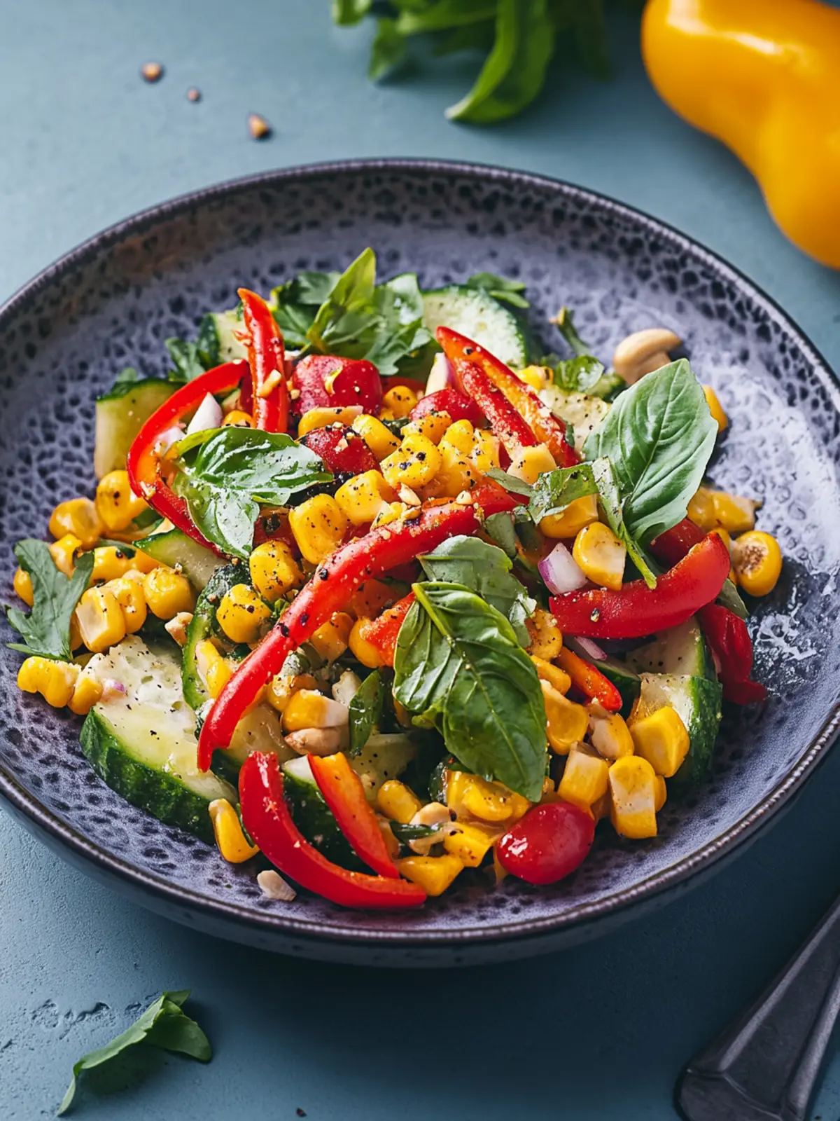Paprika corn salad: A fresh classic for the barbecue evening
