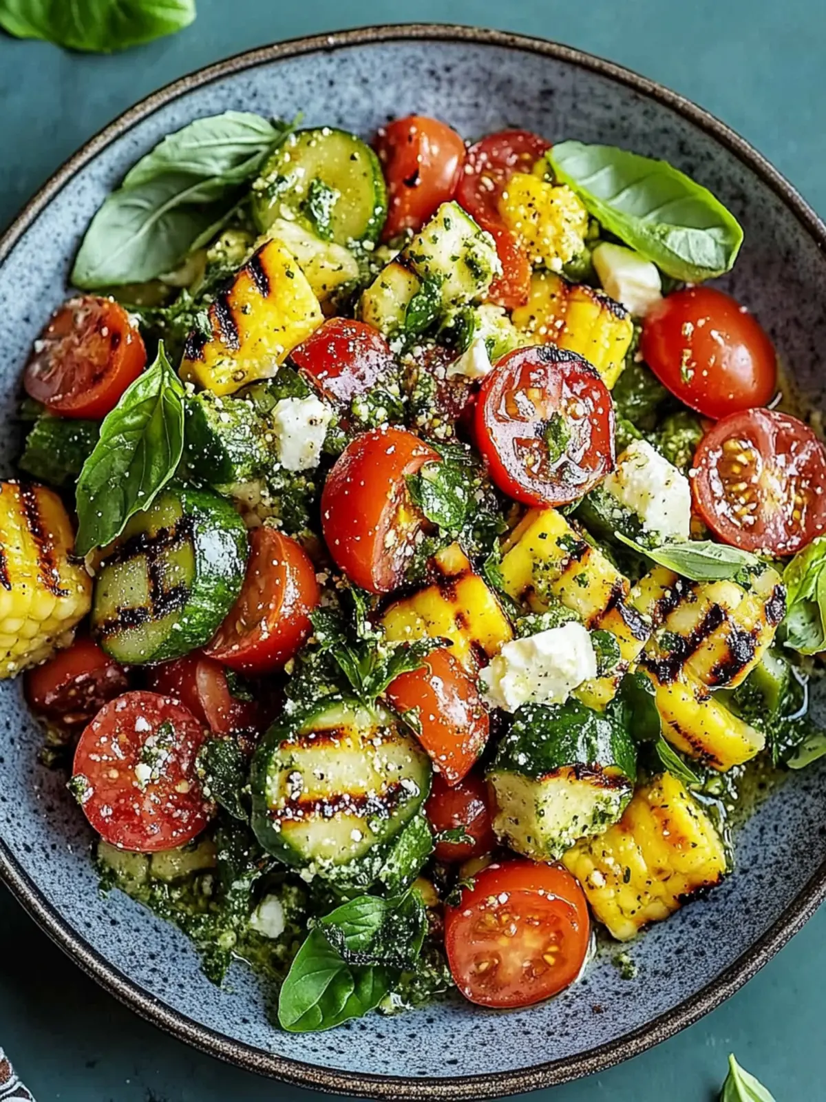 Gegrillter Maissalat